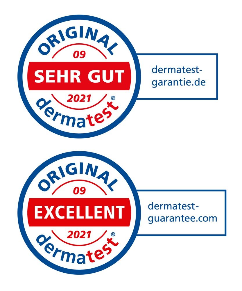 Sigillo 'Original dermatest Molto Buono 2021'.