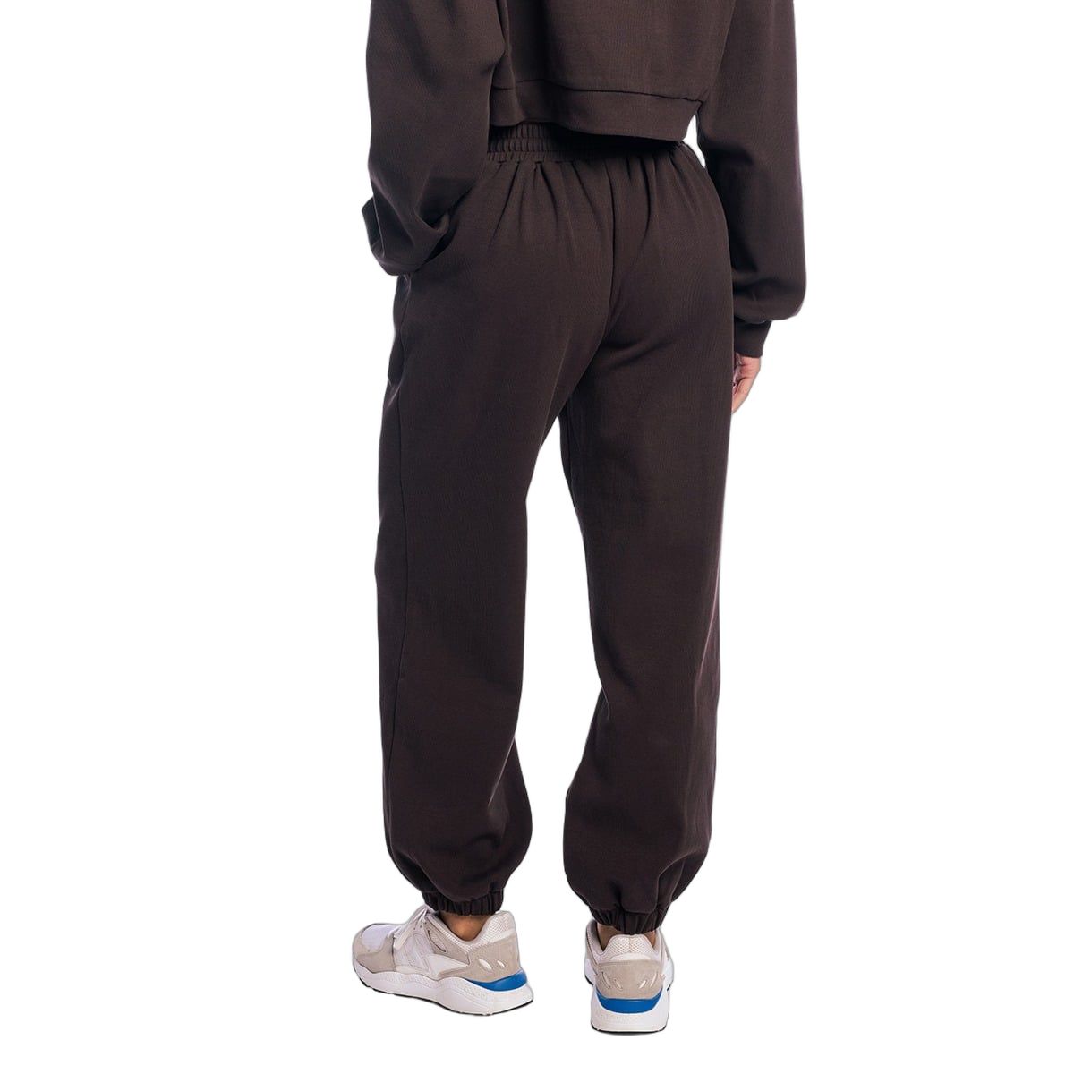 GymBeam Joggers donna Aura oversize a vita alta Tee Brown