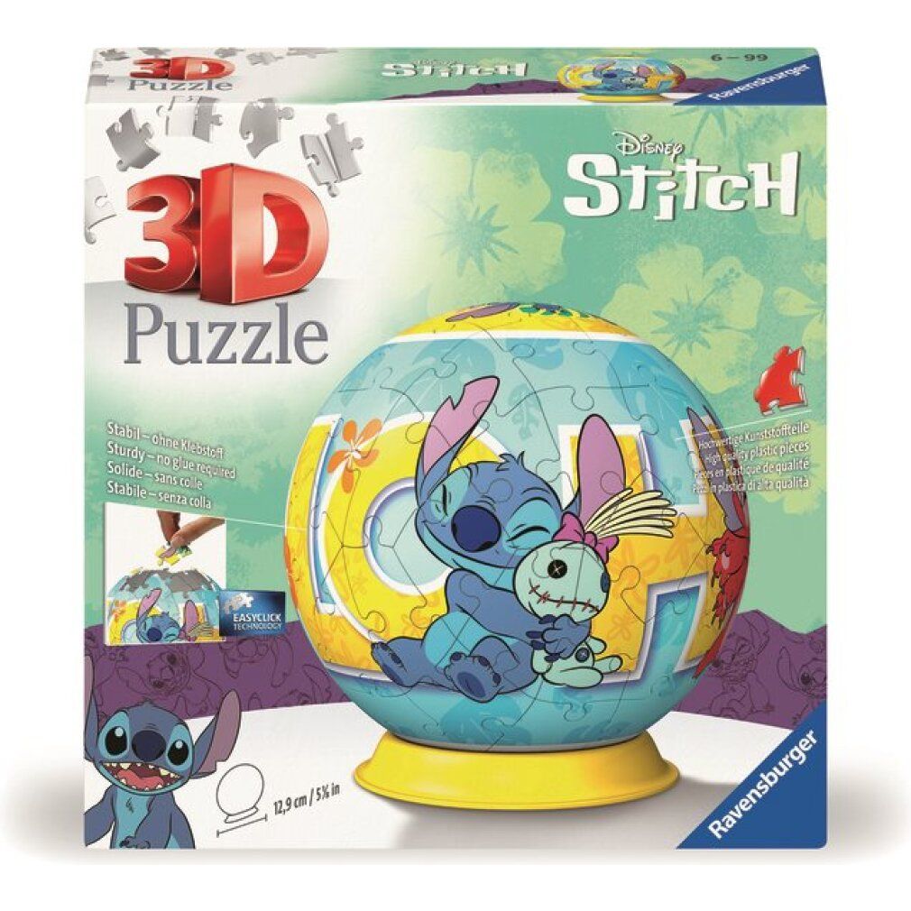 3D Puzzleball Disney Stitch (72 parti)