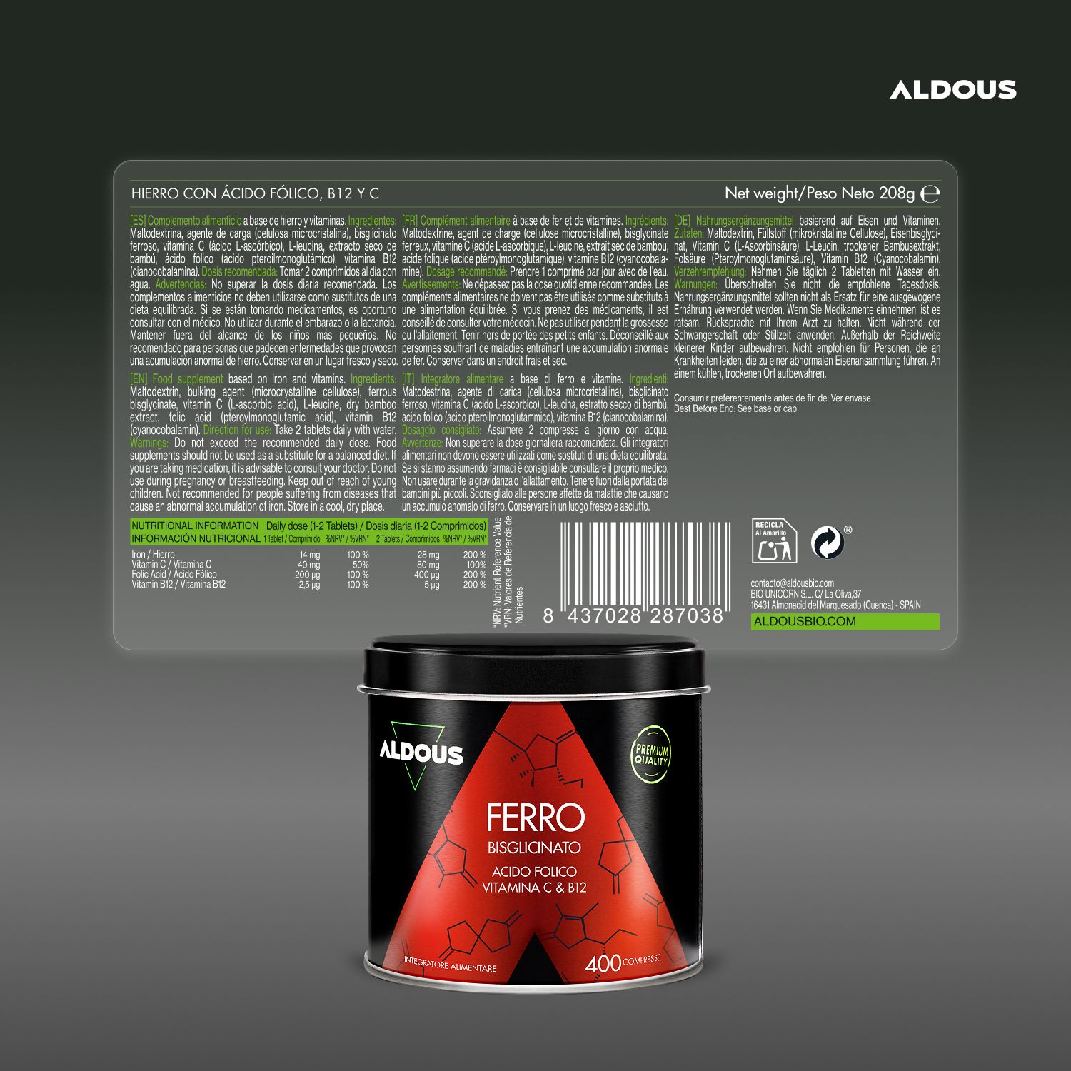 Aldous - Ferro - Globuli Rossi