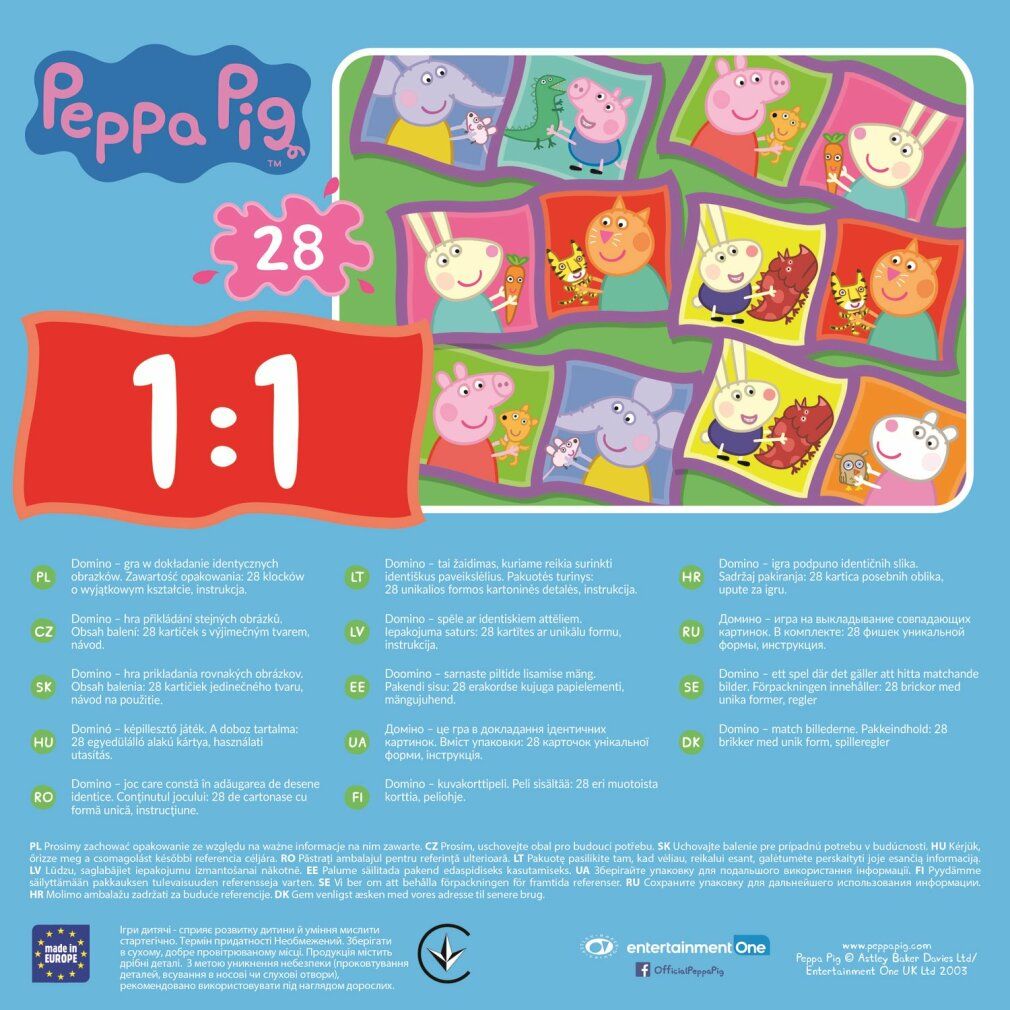 Domino di trefl Peppa Pig
