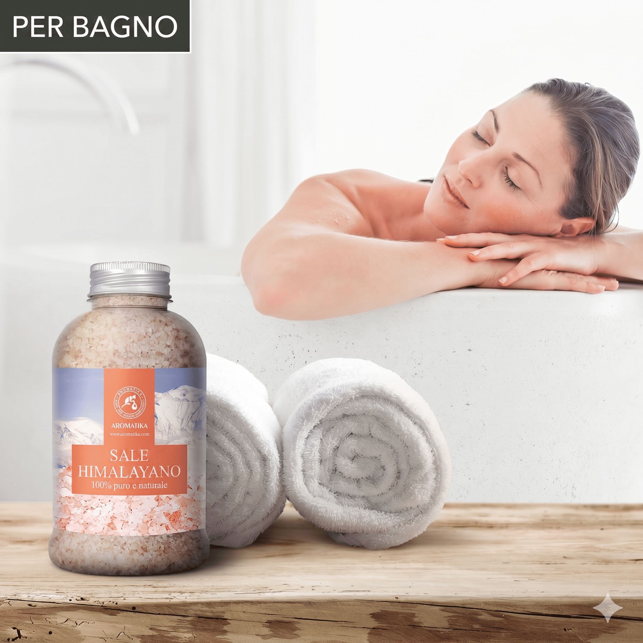 AROMATIKA Sale dell’Himalaya – sale rosa cristallino