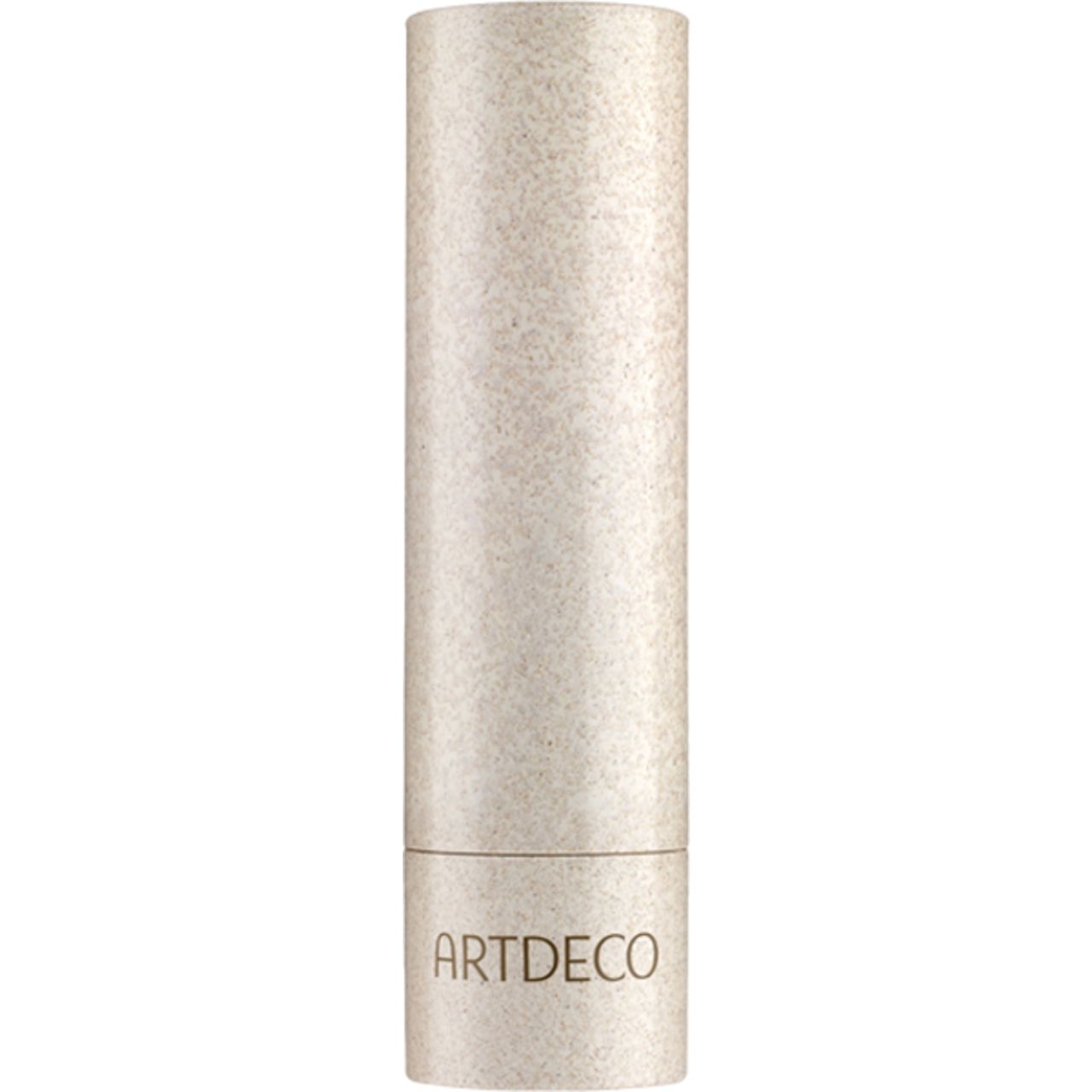 Rossetto chiuso in un astuccio chiaro. Il nome ARTDECO è visibile sull'astuccio.