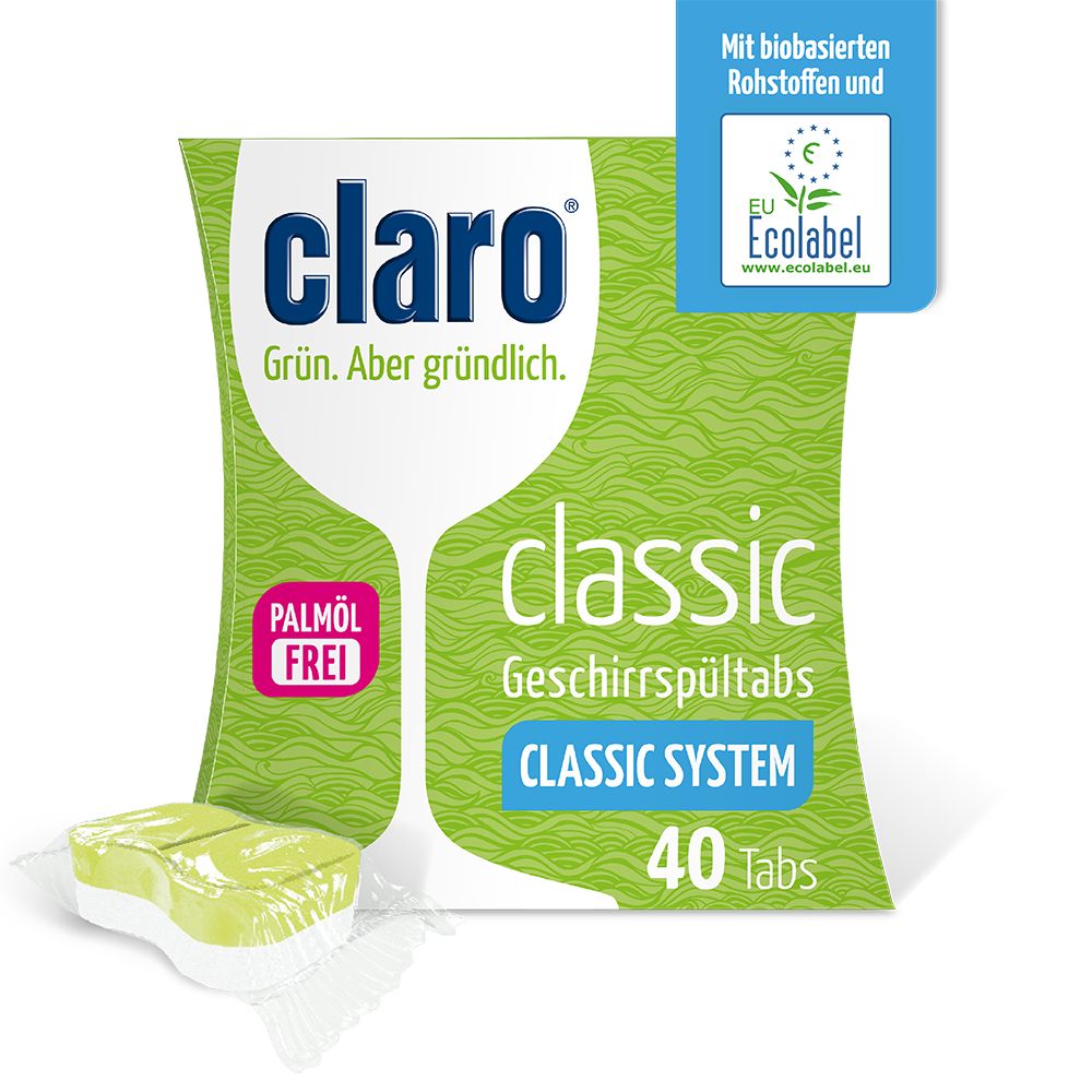 claro Classic ÖKO tabs per lavastoviglie