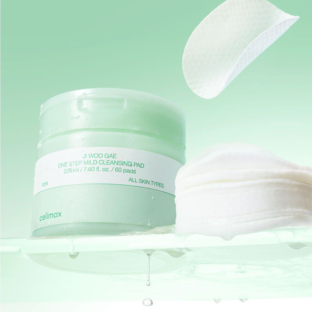 CELIMAX Ji Woo Gae One-Step dischetti detergenti delicati – pulizia in un solo passaggio