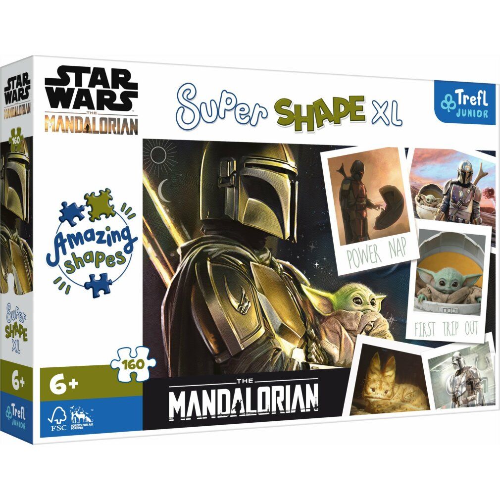 trefl Puzzle Super Shape xl Star Wars: Mandalorian 160 pezzi