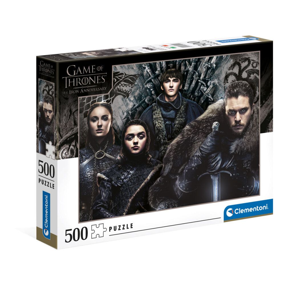Clementoni 35091 - Puzzle da 500 pezzi - Game of Thrones