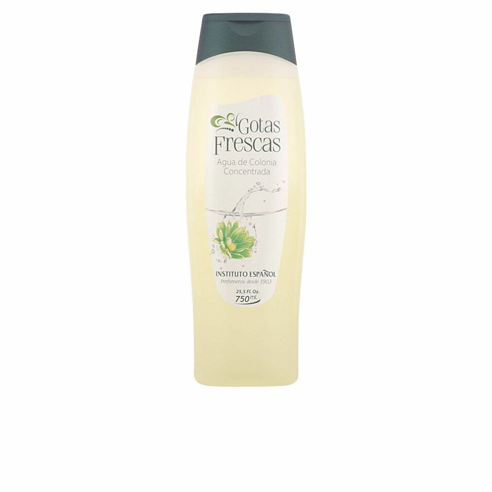 Flacone di Gotas Frescas Eau de Cologne da 750ml con tappo verde.