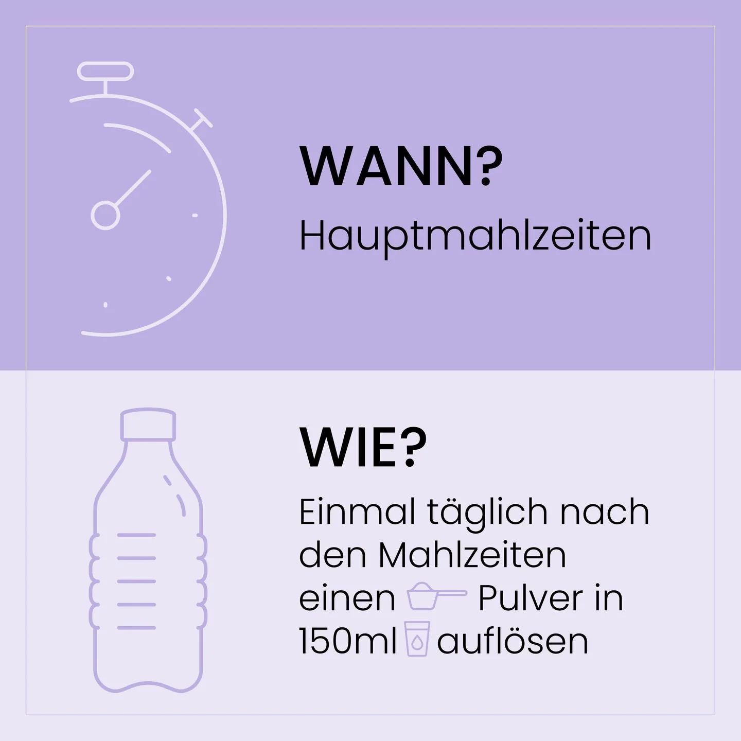 Istruzioni per l'assunzione di SanaExpert ElaBeauté. Assumere ai pasti principali. Sciogliere la polvere in 150 ml di acqua.