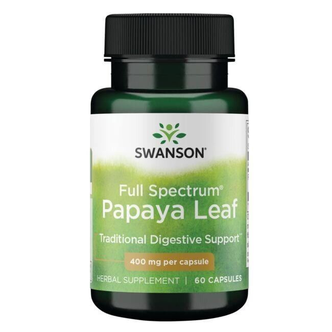 SWANSON Foglia di papaya 400mg