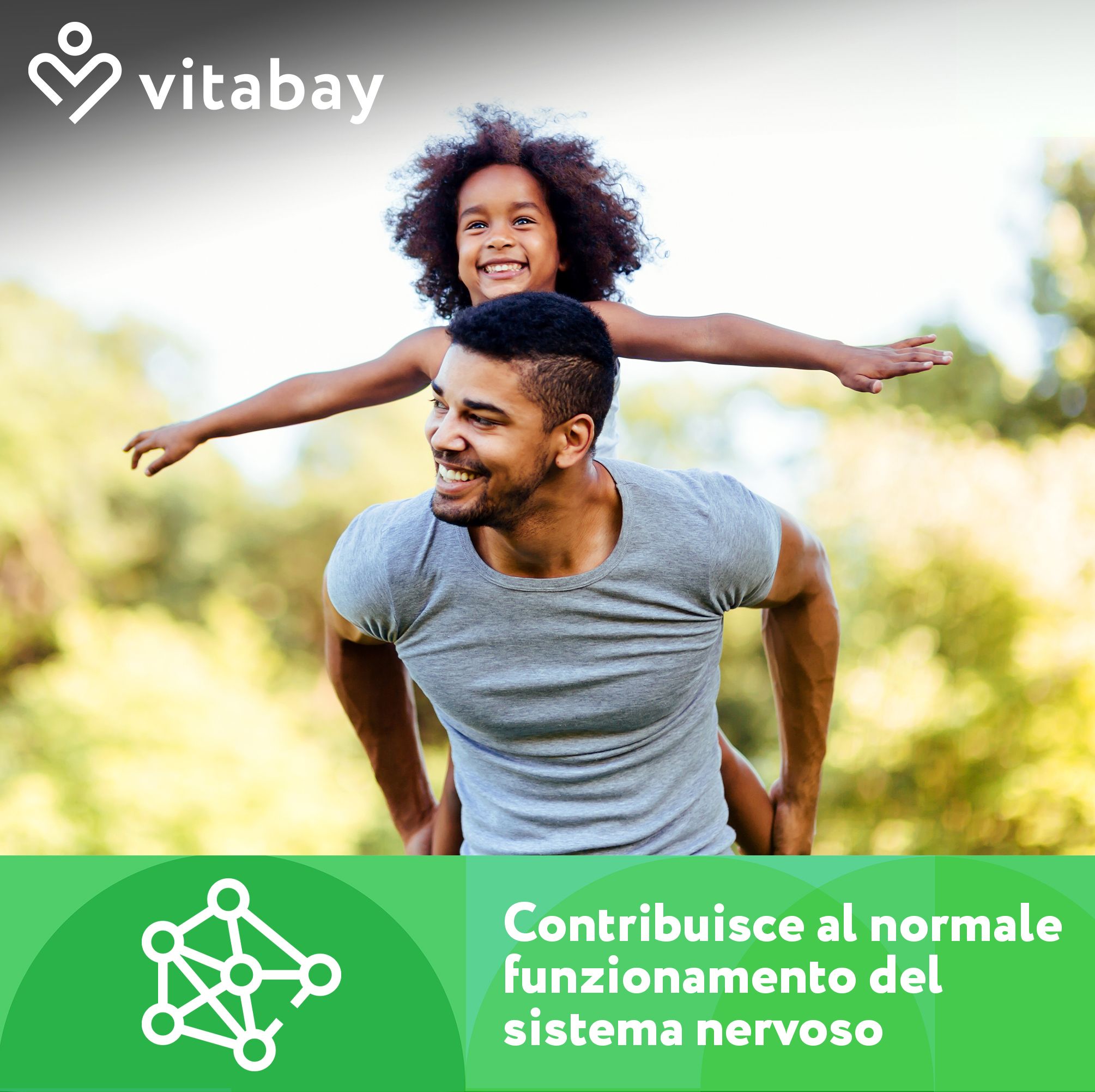 Vitabay Vitamina B3 Niacina 500 mg: Contribuisce al sistema nervoso.