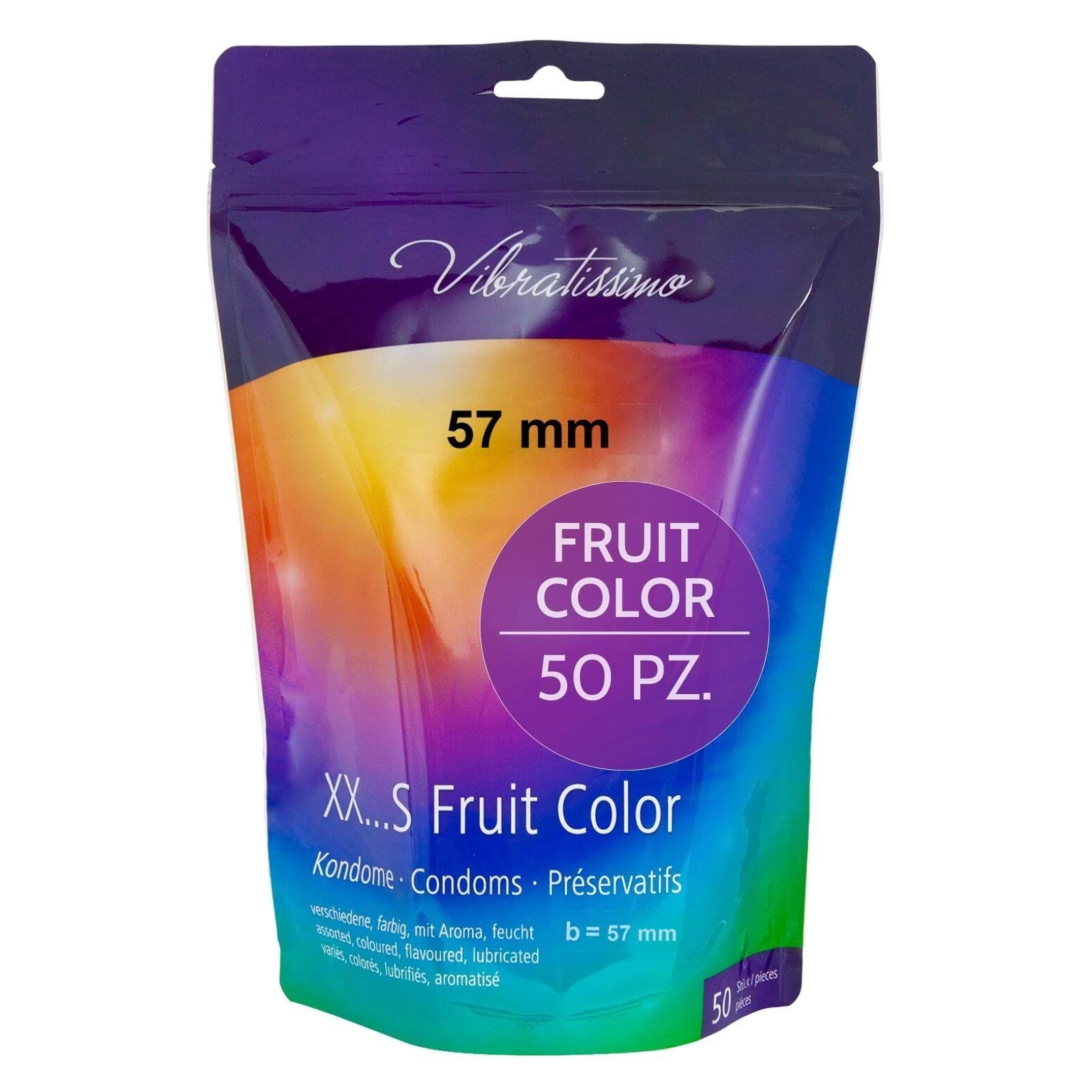 Vibratissimo Preservativi Fruit Color 53mm