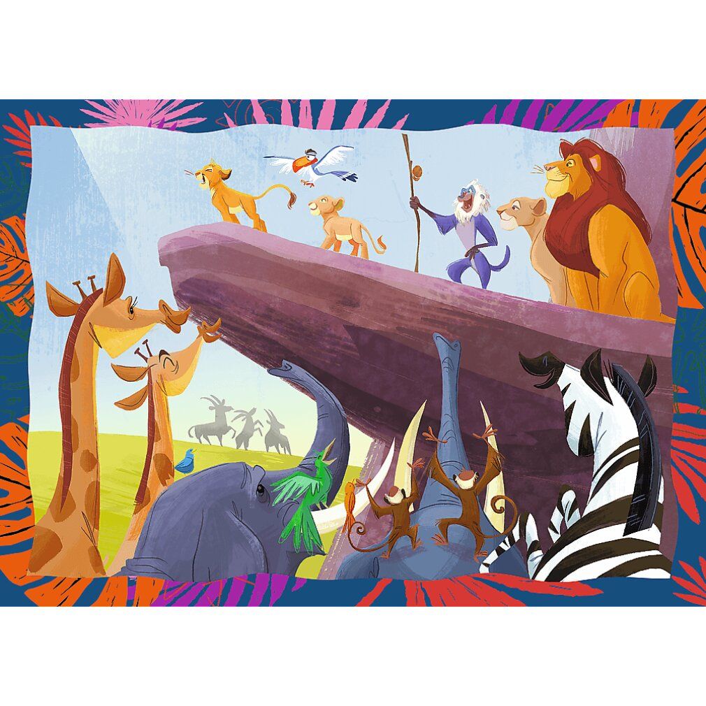 trefl Puzzle Brave Lion King 4in1 (35,48,54,70 pezzi)