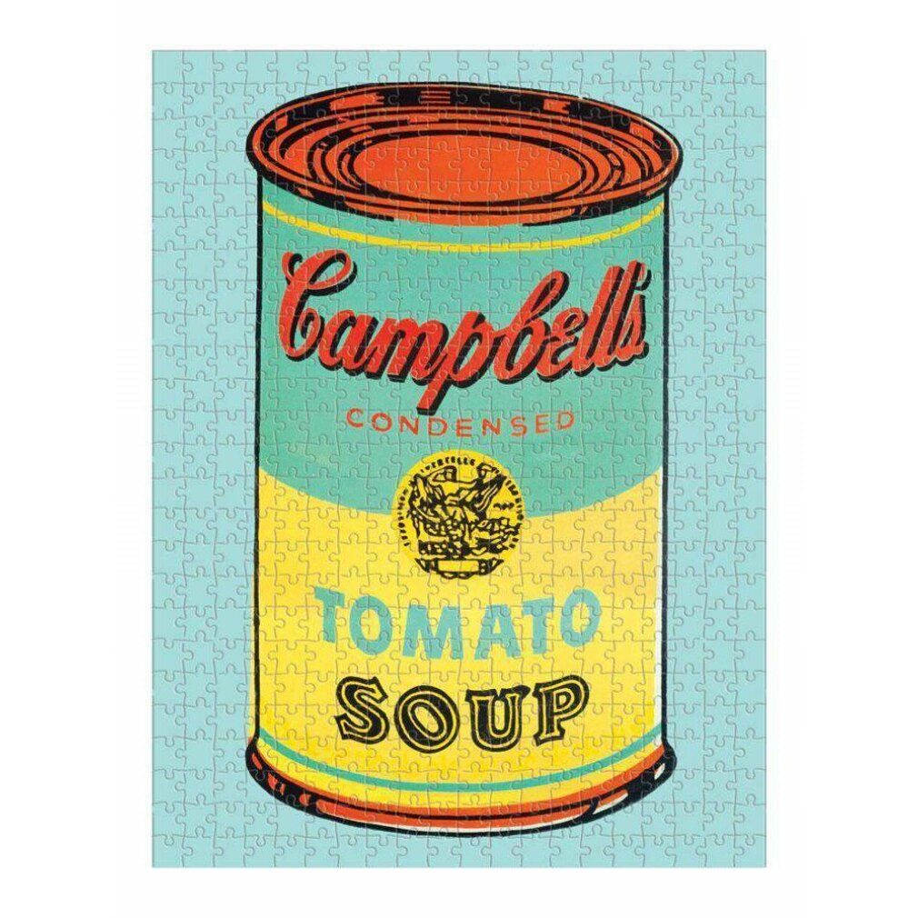 galison Puzzle bifacciale Andy Warhol Campbell's Soup Cans 500 pezzi