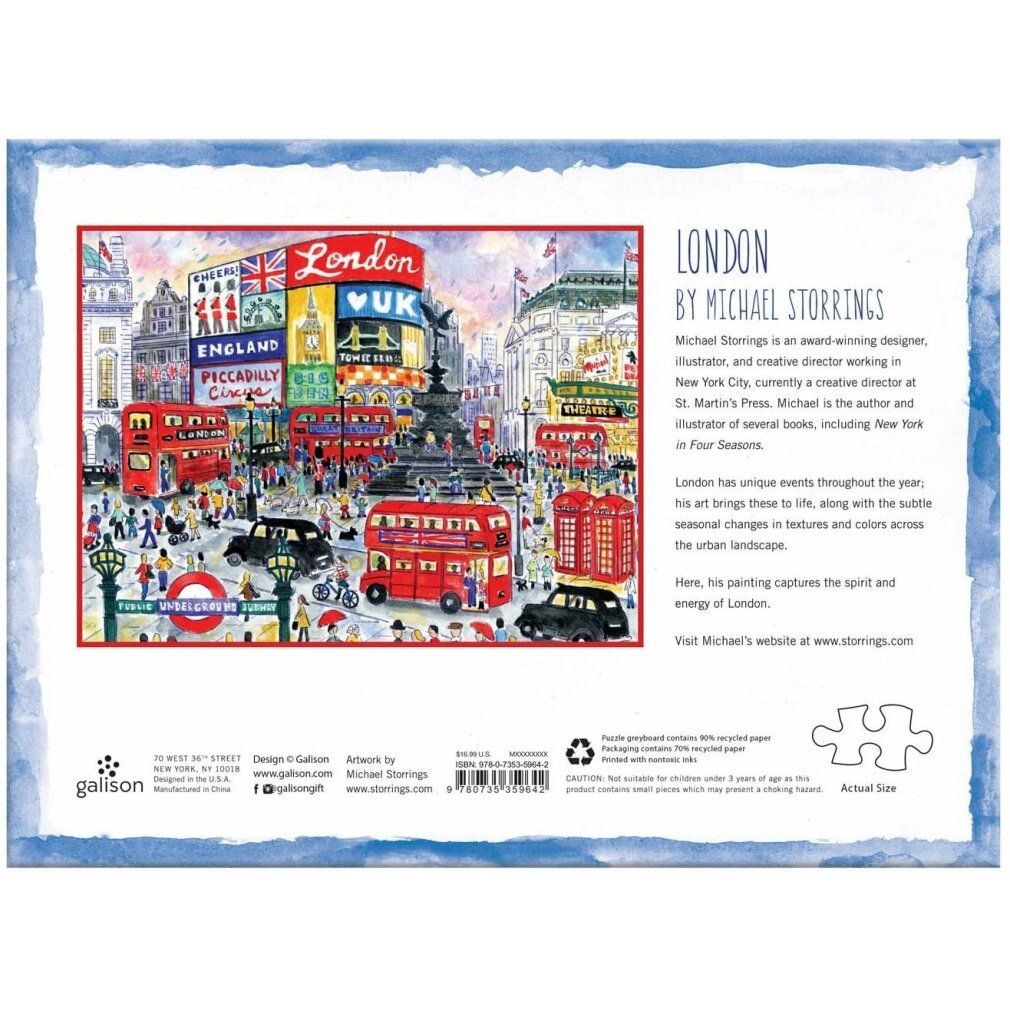 galison Puzzle Londra 1000 pezzi