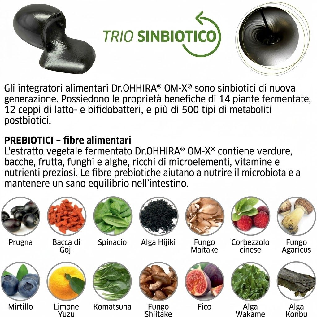 Primo piano di una capsula premium Dr. OHHIRA, che non richiede refrigerazione.