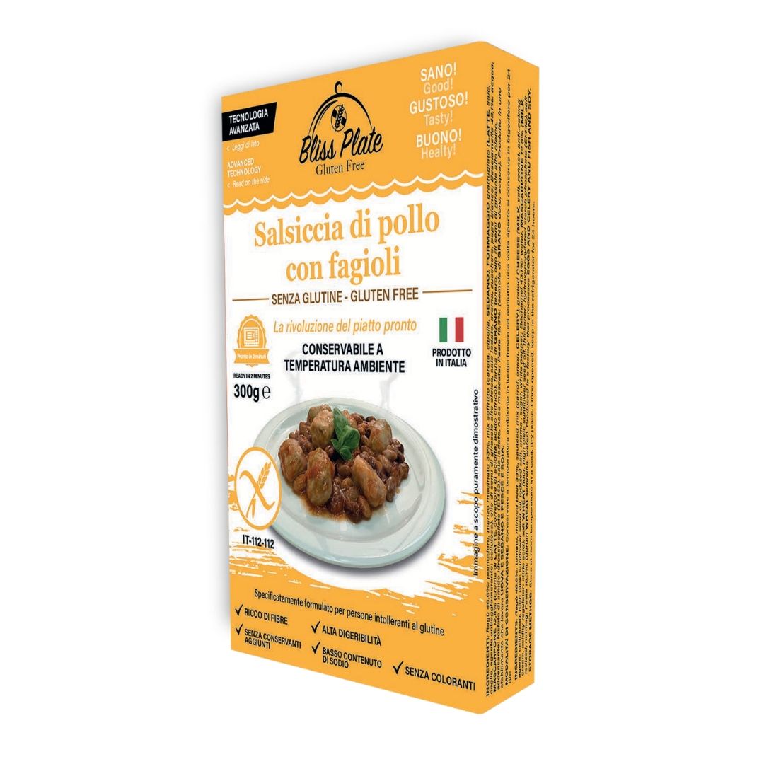 Salsiccia di Pollo e Fagioli Senza Glutine - Bliss Plate