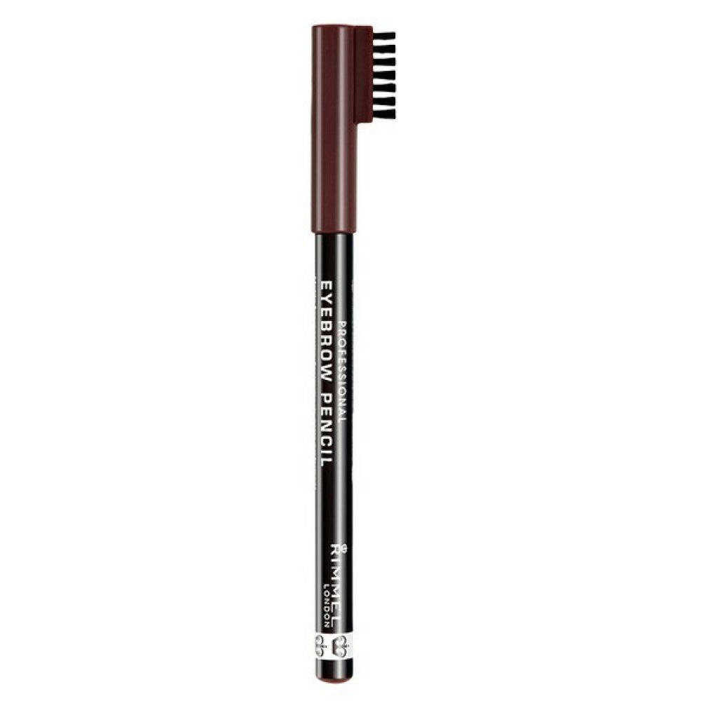 Matita per sopracciglia Rimmel London Professional. Marrone, con spazzola. Scritta: Professional Eyebrow Pencil.