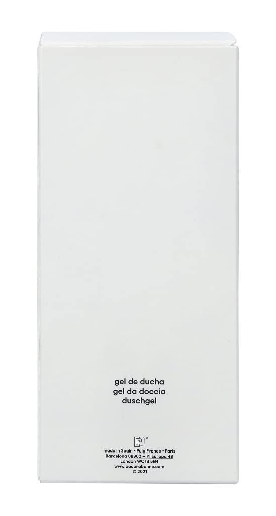 Retro della confezione Paco Rabanne Phantom. Testo in più lingue.