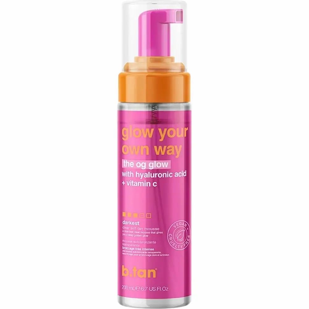 B.tan Glow Your Own Way Mousse autoabbronzante – Abbronzatura naturale