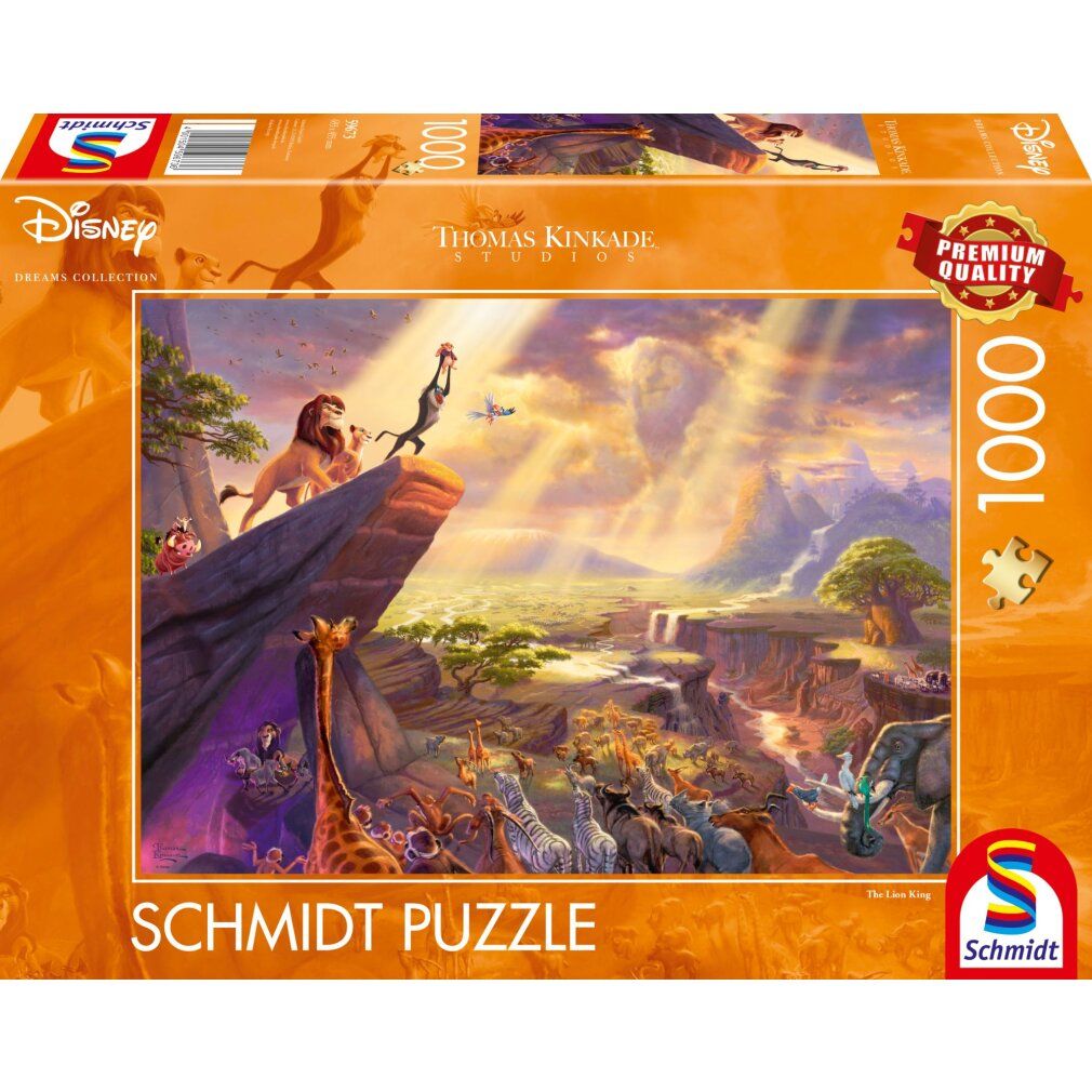 Studi Thomas Kinkade: Collezione Disney Dreams - Il Re Leone (1000 pezzi)