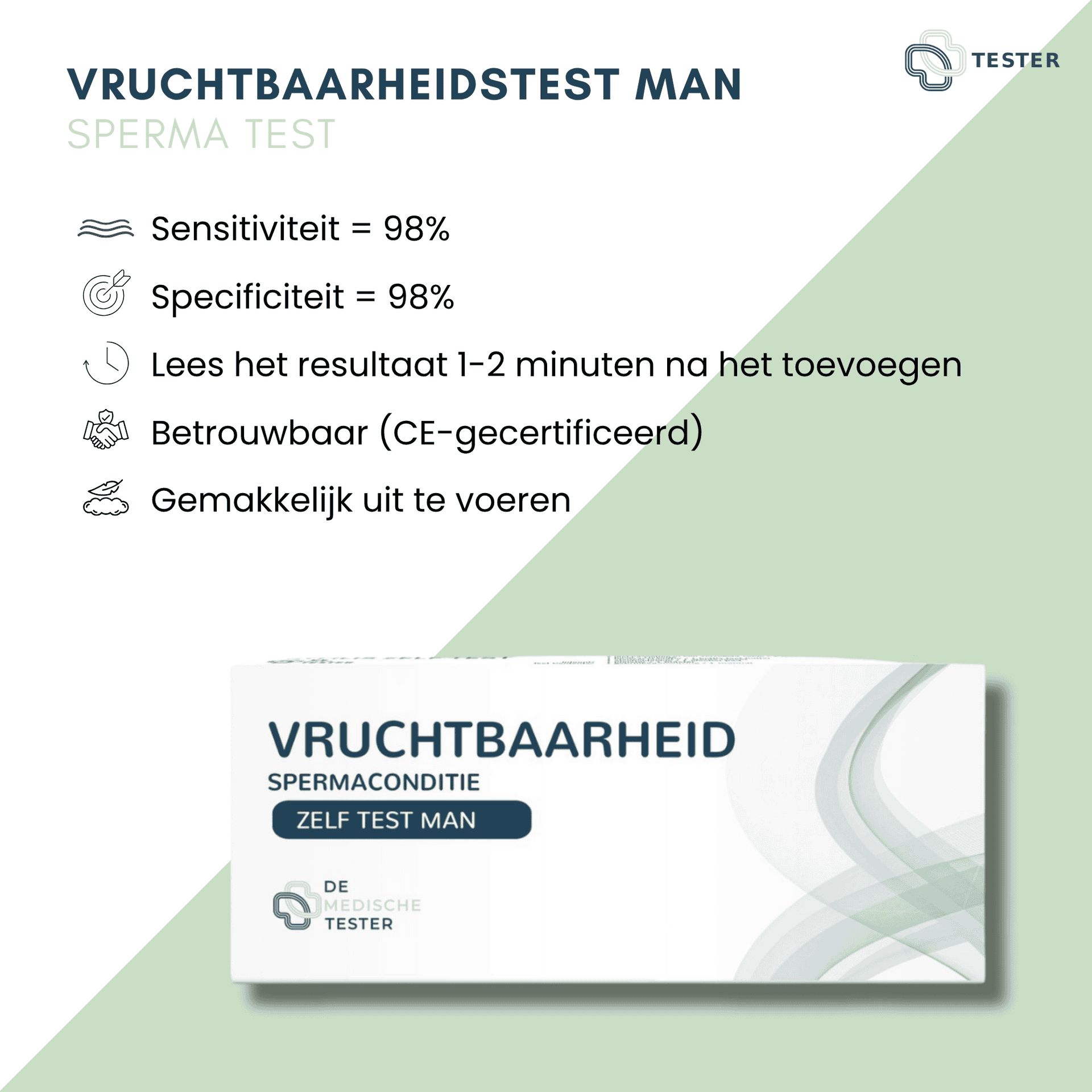 Test fertilità (uomo) - concentrazione spermatica - The Tester