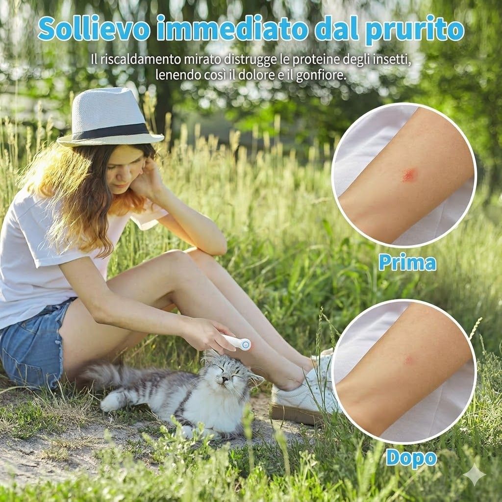 Lenitore per punture di insetti AEKREY, penna termica per punture di zanzara