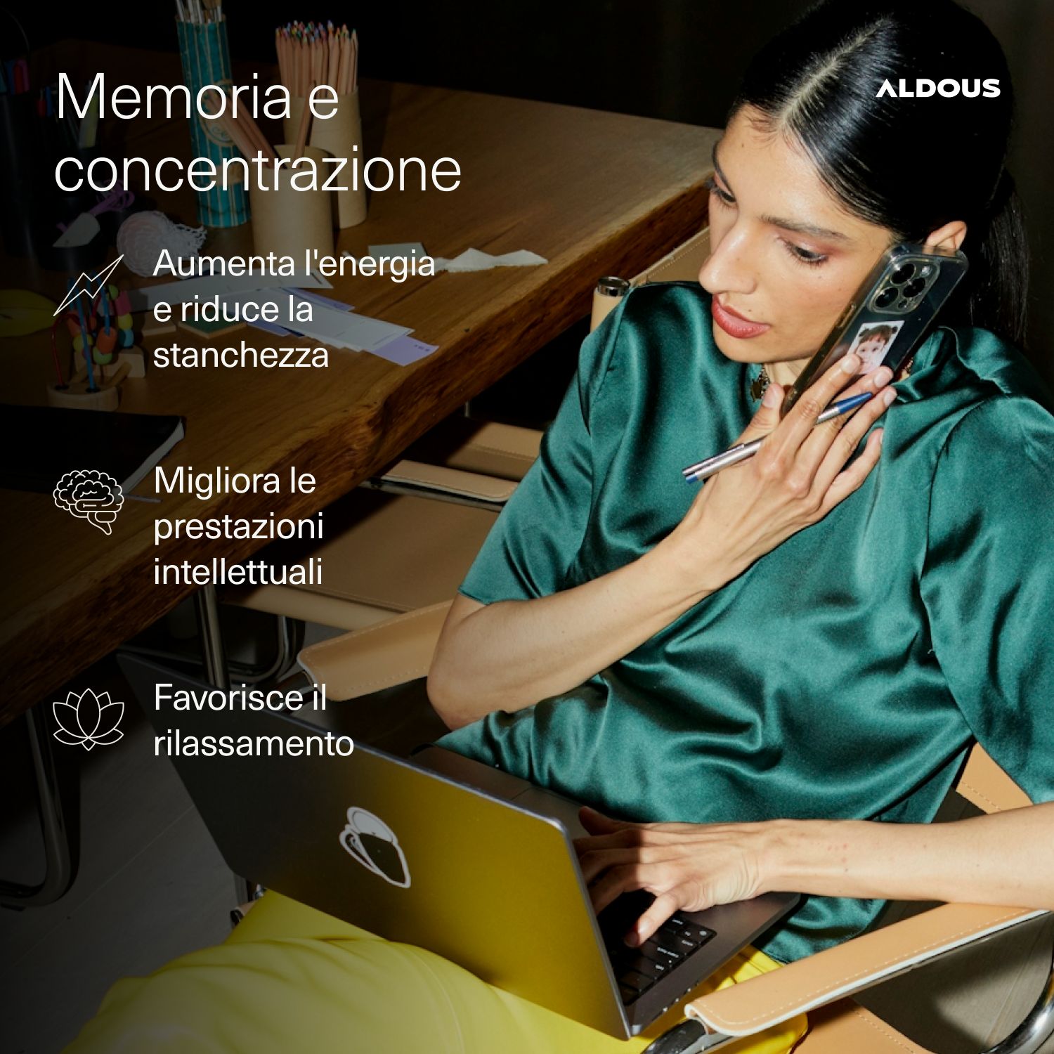 Aldous - Nootropico - Concentrazione, Memoria, Energia