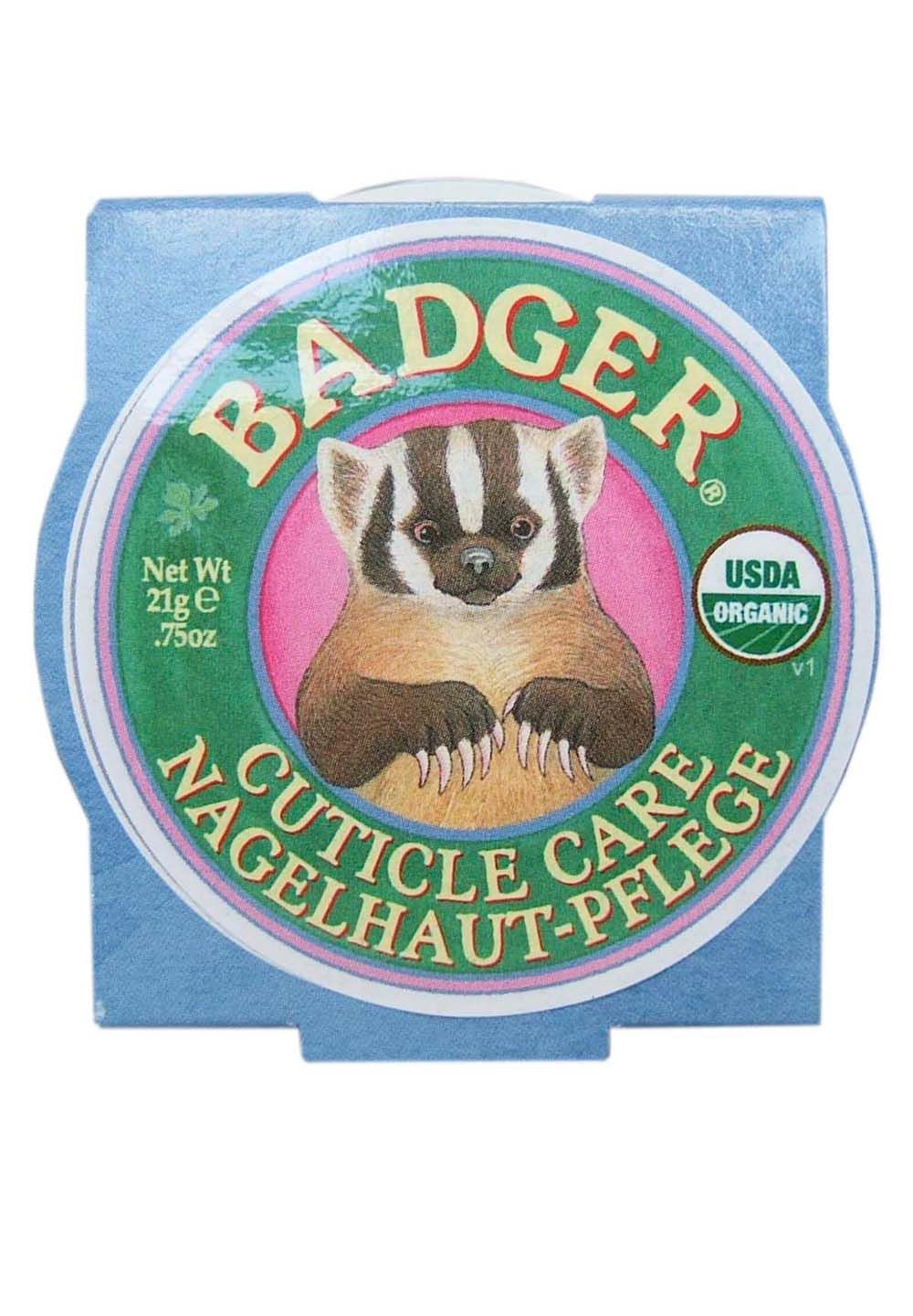 Badger cura delle cuticole, 21g, USDA Organic.