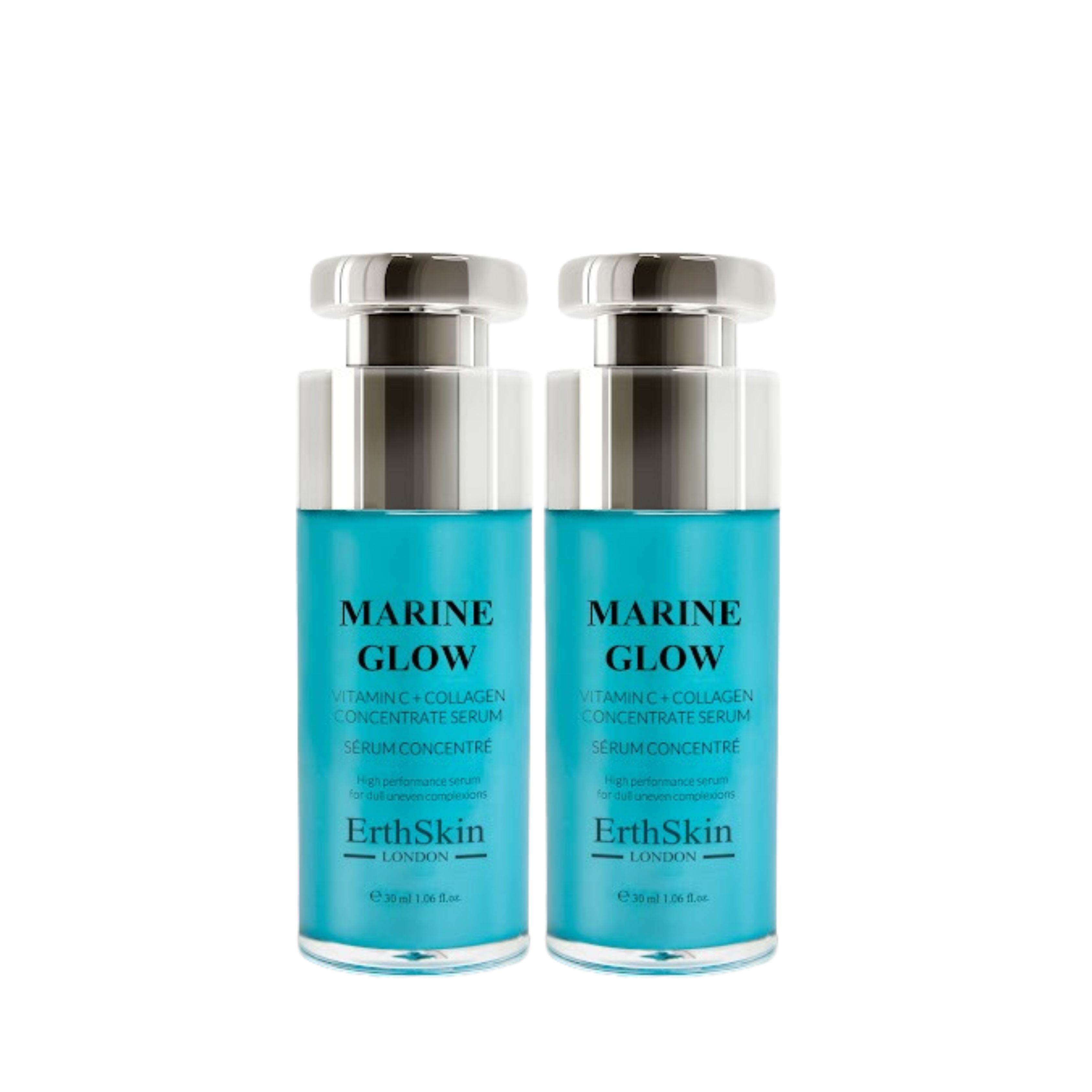 ErthSkin London 2x Siero concentrato di vitamina C + collagene Marine Glow