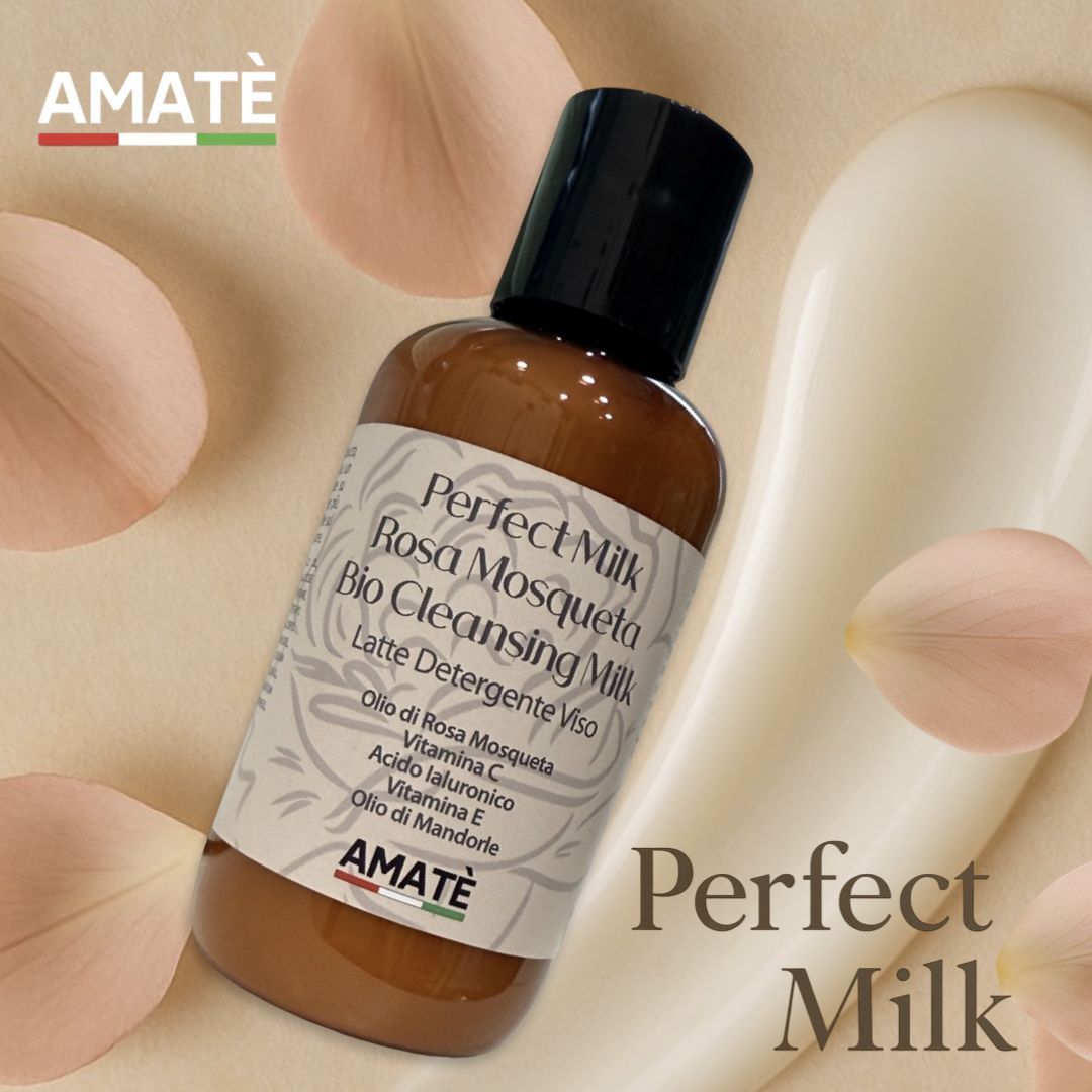 Latte Detergente Viso Bio Rosa Mosqueta - Perfect Milk