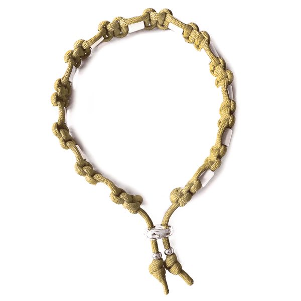 Collare in ceramica EM per allontanare i parassiti, beige (33-34 cm)