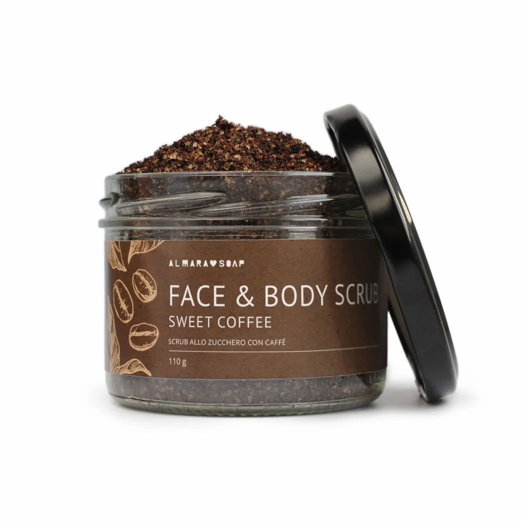Almara Soap Sweet Coffee Face & Body Scrub