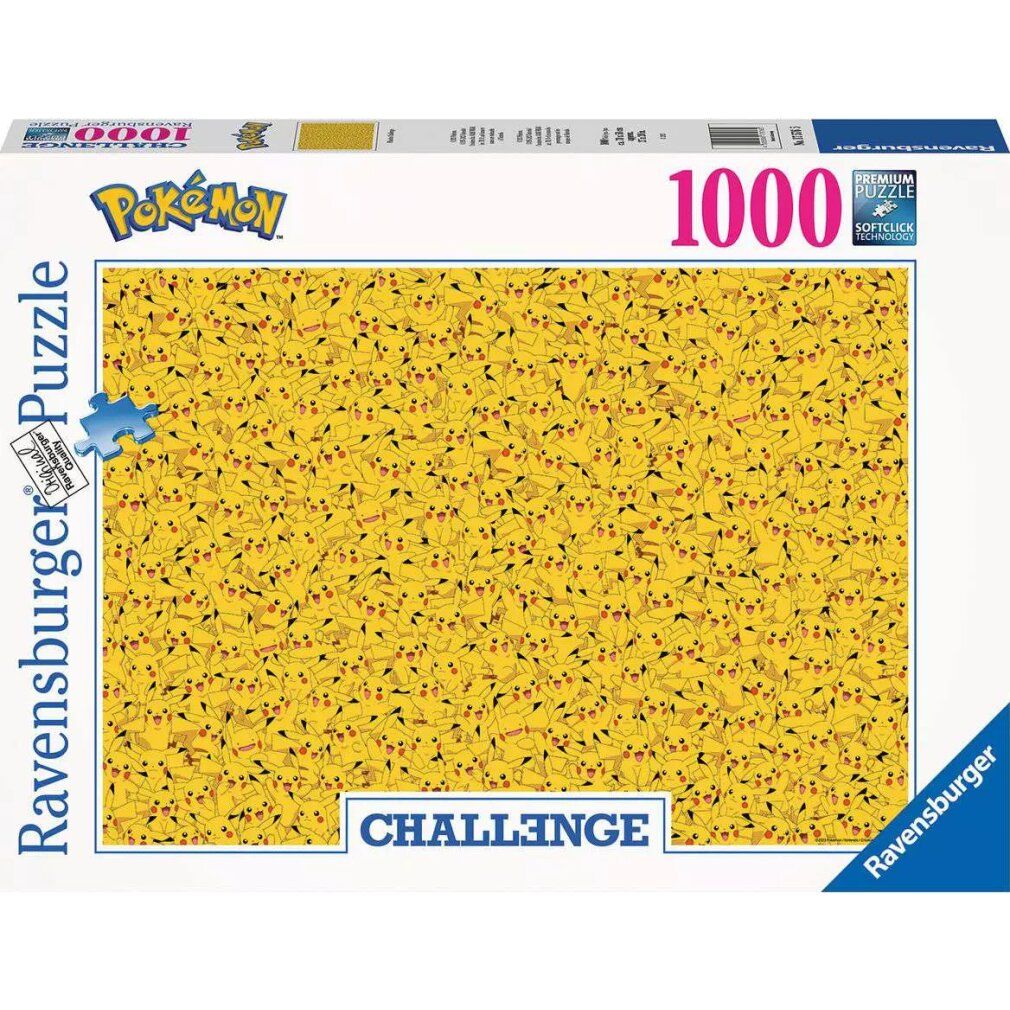 Puzzle Pokémon Challenge Pikachu (1000 pezzi)