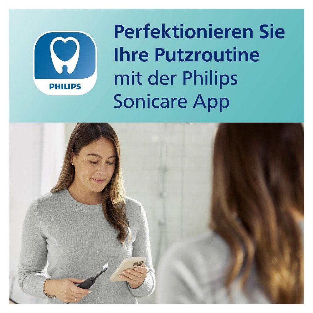 Philips DiamondClean 9000 Sonicare Spazzolini Elettrico Sonici con App, confezione da 2 Spazzolini