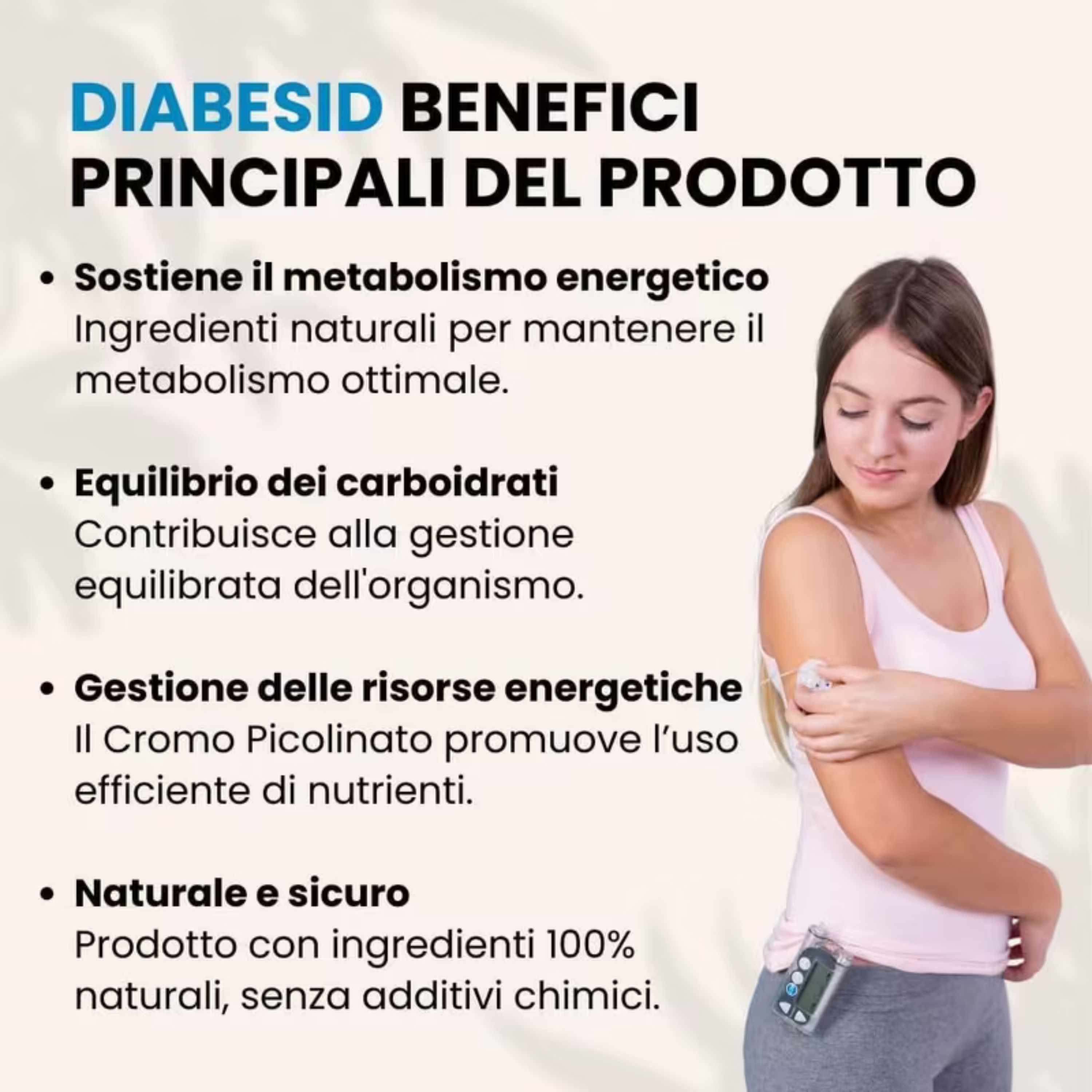 Elleci Farma Diabesid – Integratore Metabolismo Glucosio con Cromo, Berberis e Coprinus 30 cps