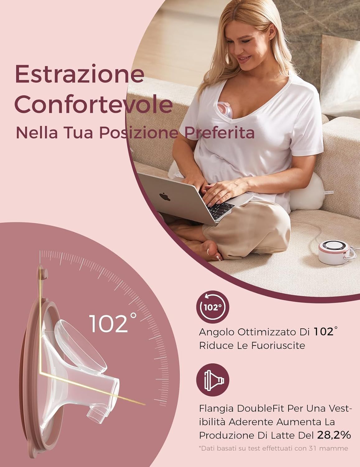 Tiralatte elettrico Momcozy Pro