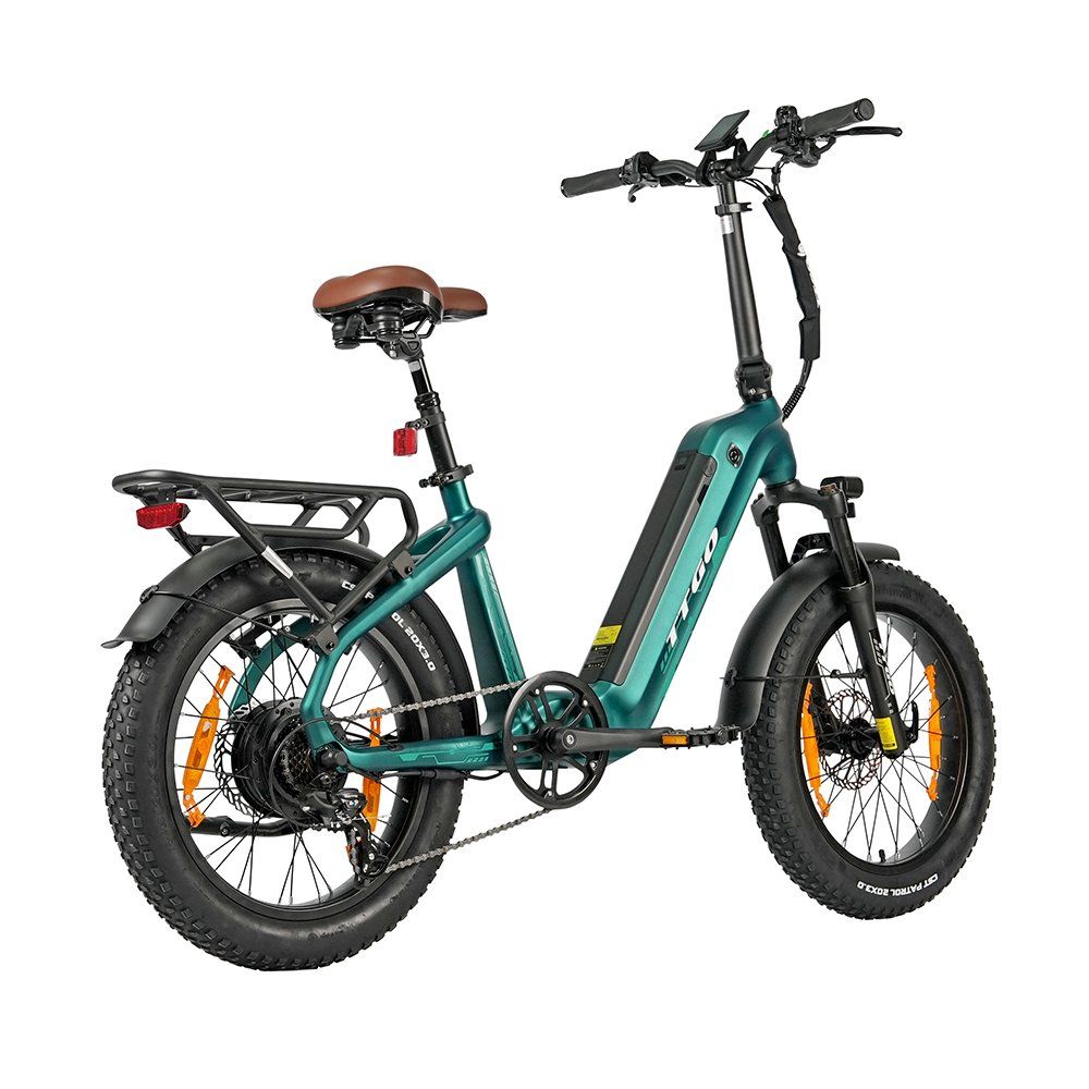 TTGO F8 Bicicletta elettrica in fibra di carbonio con batteria integrata da 48 V 18 Ah