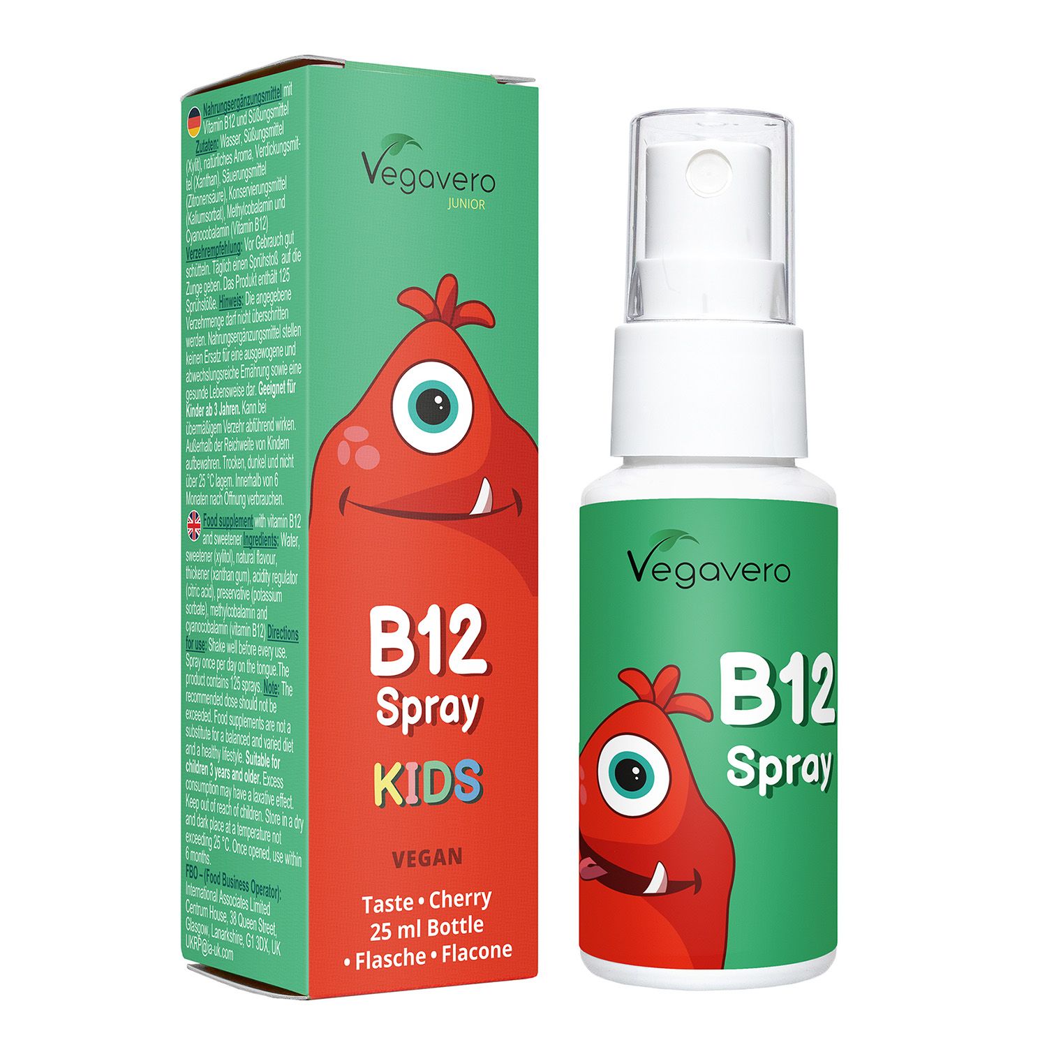 VEGAVERO Vitamina B12 Spray Junior