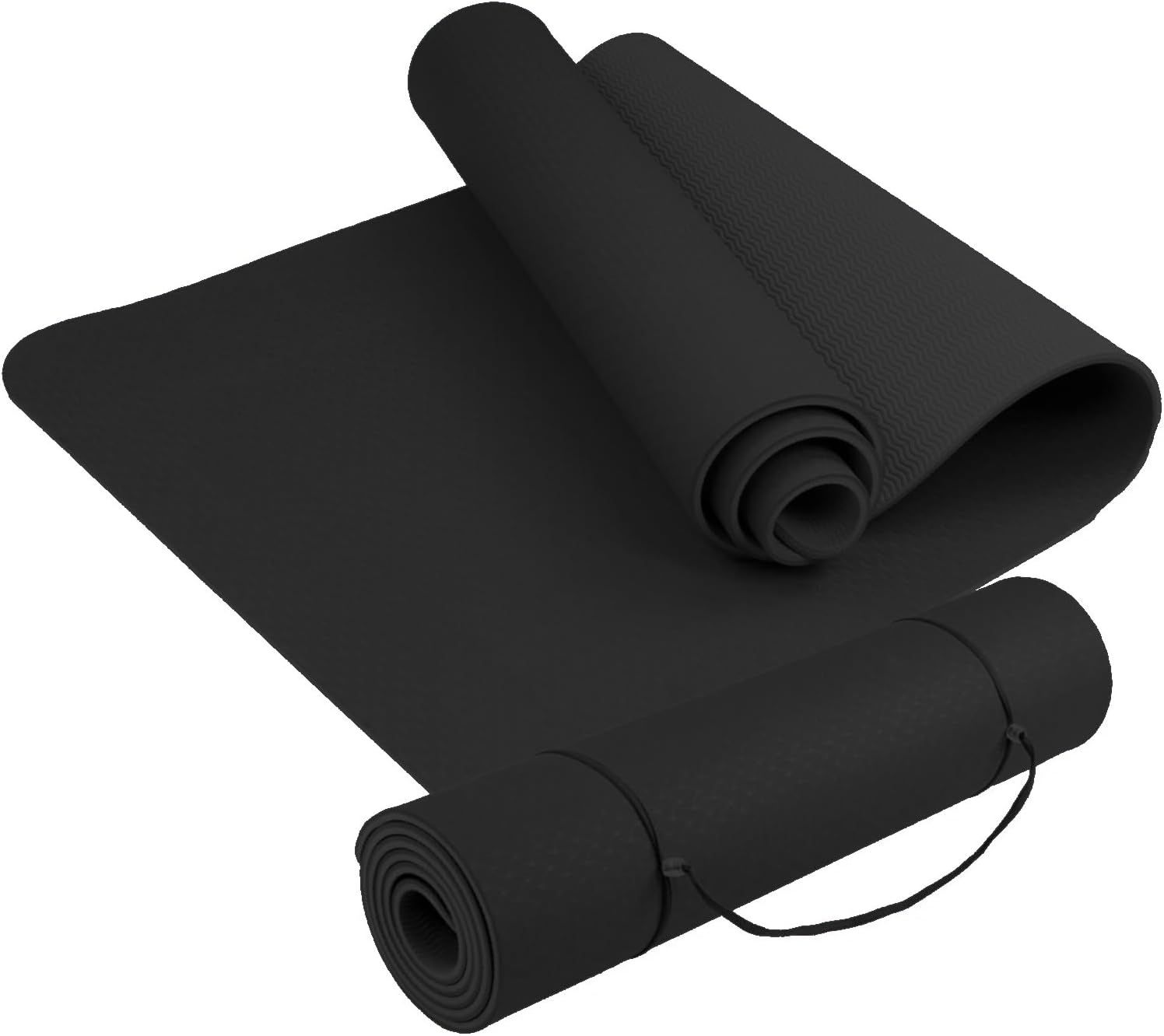 FFitness Tappetino Nero Yoga 0,6 mm FF