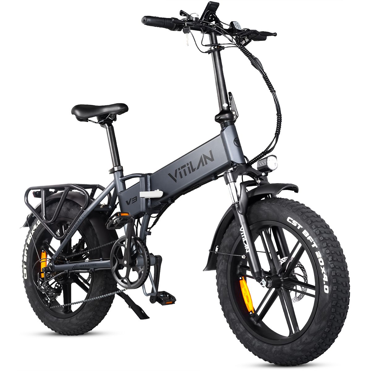 Bicicletta elettrica pieghevole Vitilan V3 2.0 con batteria 48V13AH
