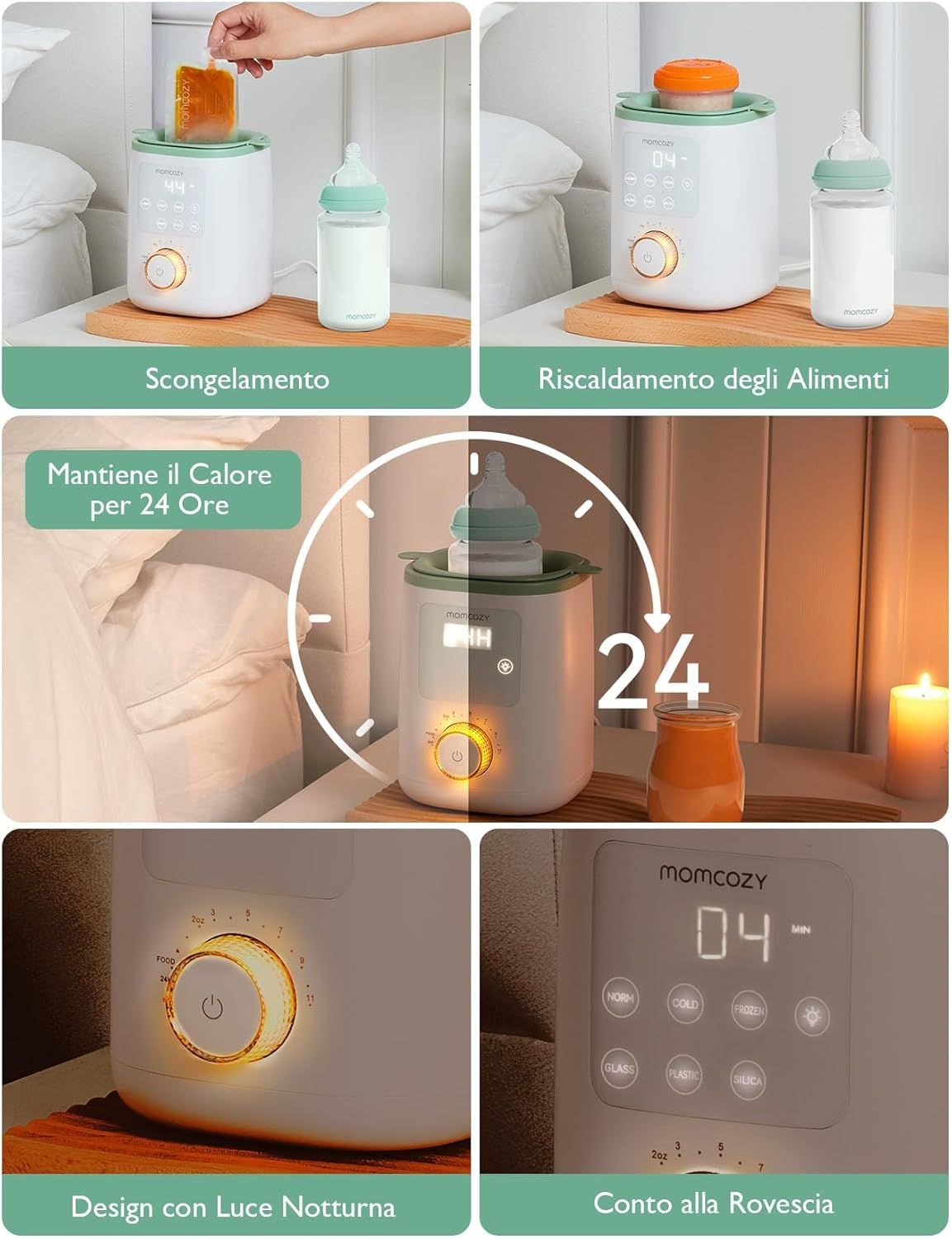 Scaldabiberon Nutri per bambini Momcozy