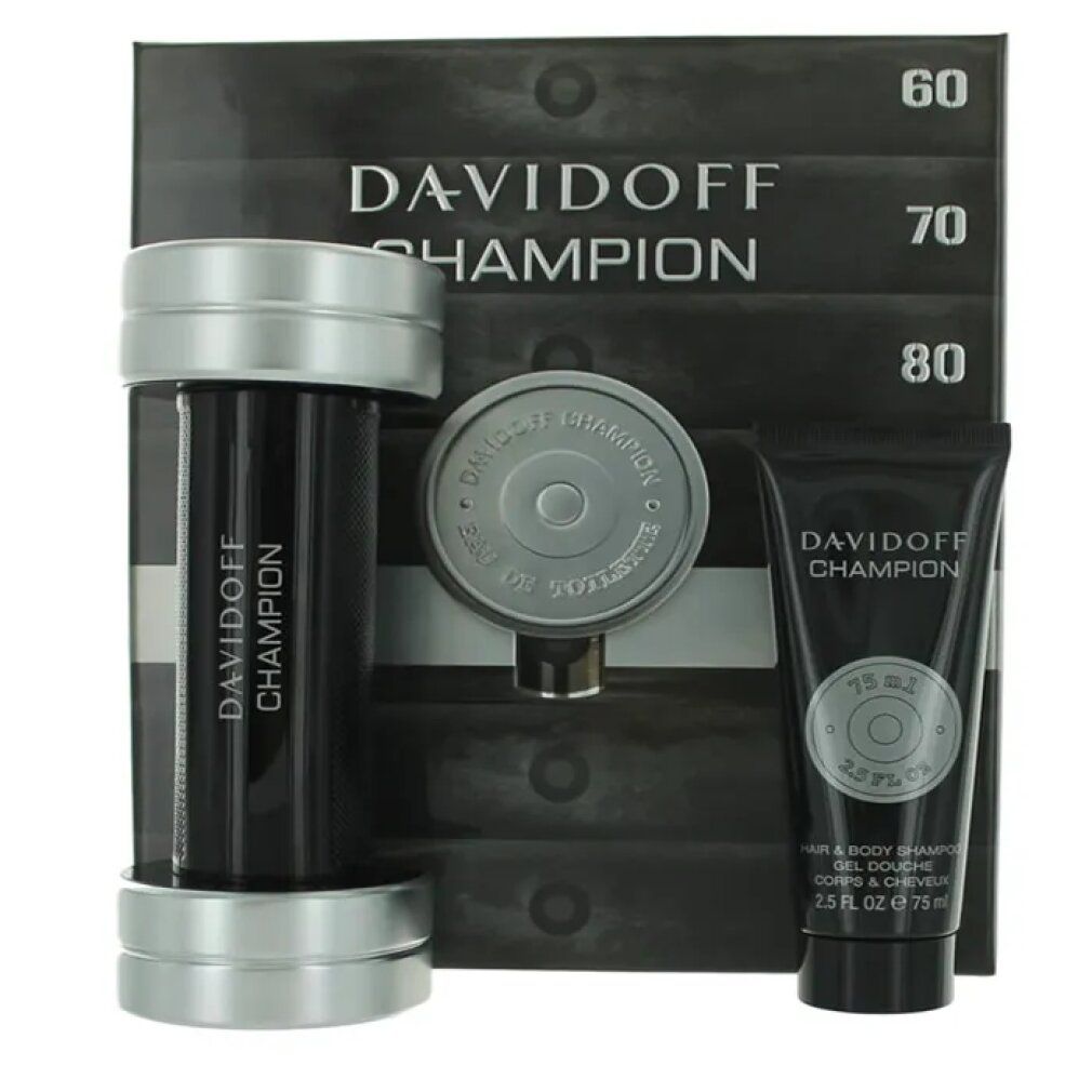 Davidoff Champion Eau De Toilette Spray  Set 2 Pezzi