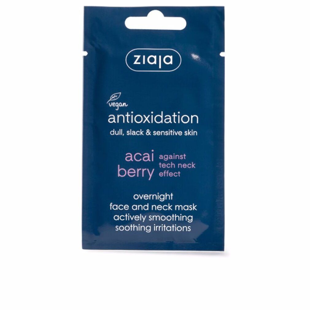 Maschera notturna cremosa e densa per viso e collo - Acai Berry