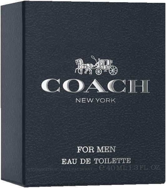 Flacone di profumo con tappo argentato ed etichetta in pelle nera. Carrozza incisa sul vetro.