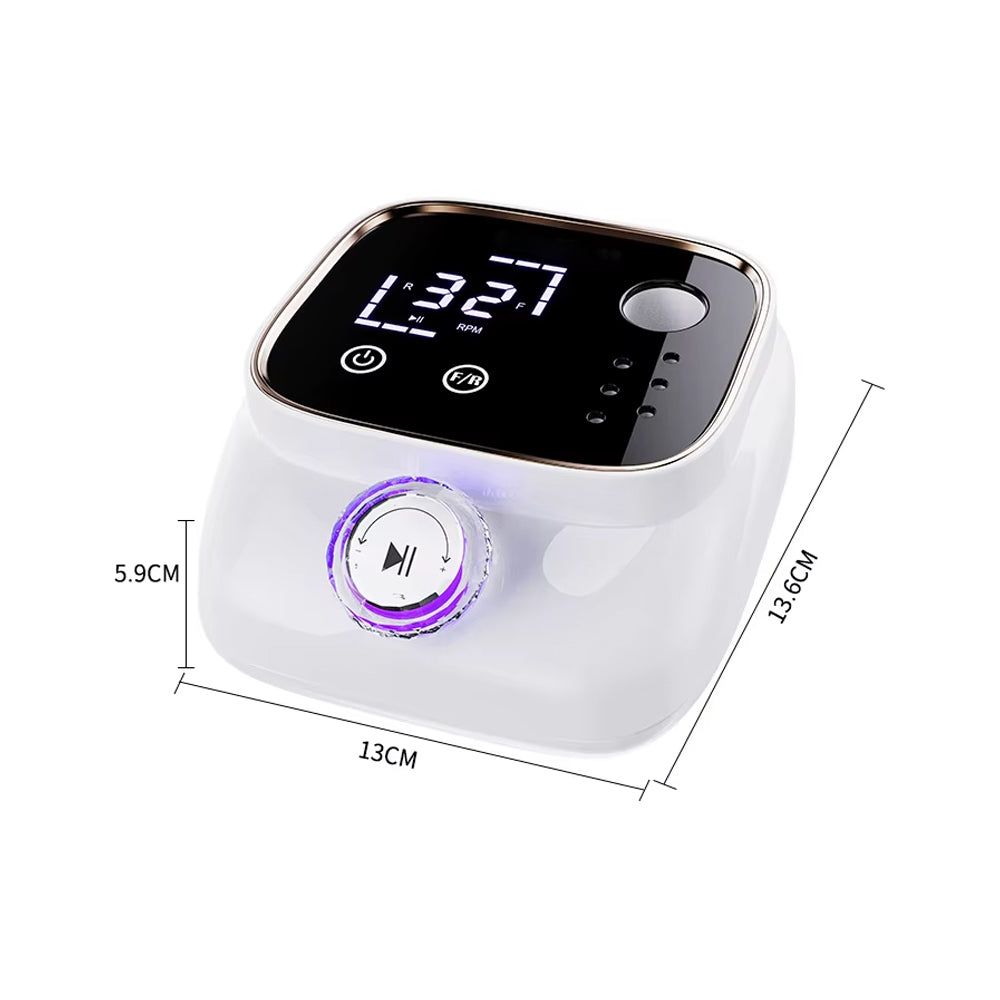 LCI Cosmetics - Fresa per Unghie Professionale LCI - 45000 RPM Touchscreen Display Lcd