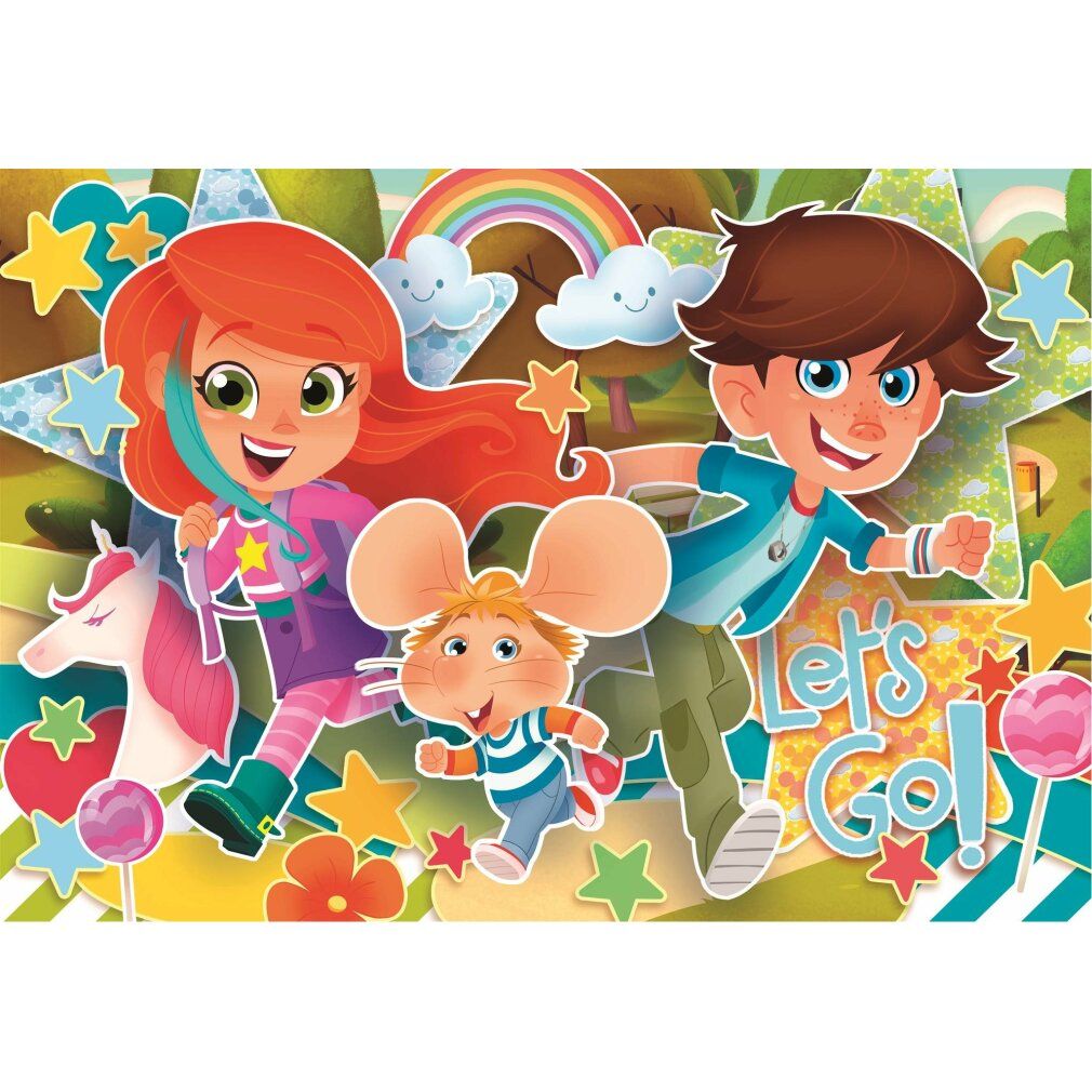 clementoni puzzle gigante da pavimento Gigio il topo 40 pezzi