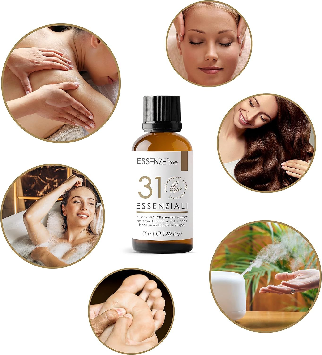 Essenze.me 31 Essenziali Olio alle 31 Erbe Multiuso - 50 ml