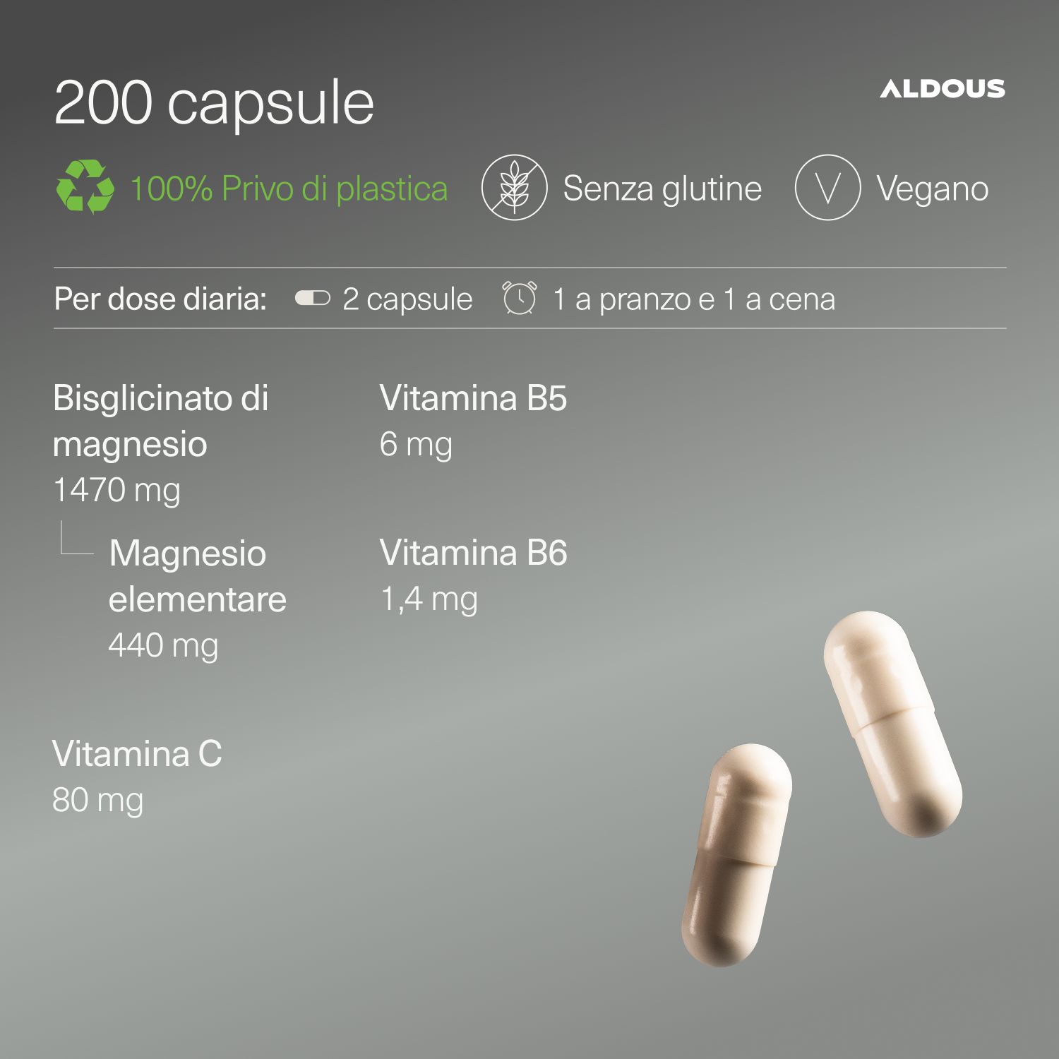 Aldous - Magnesio Bisglicinato - Ossa e Articolazioni