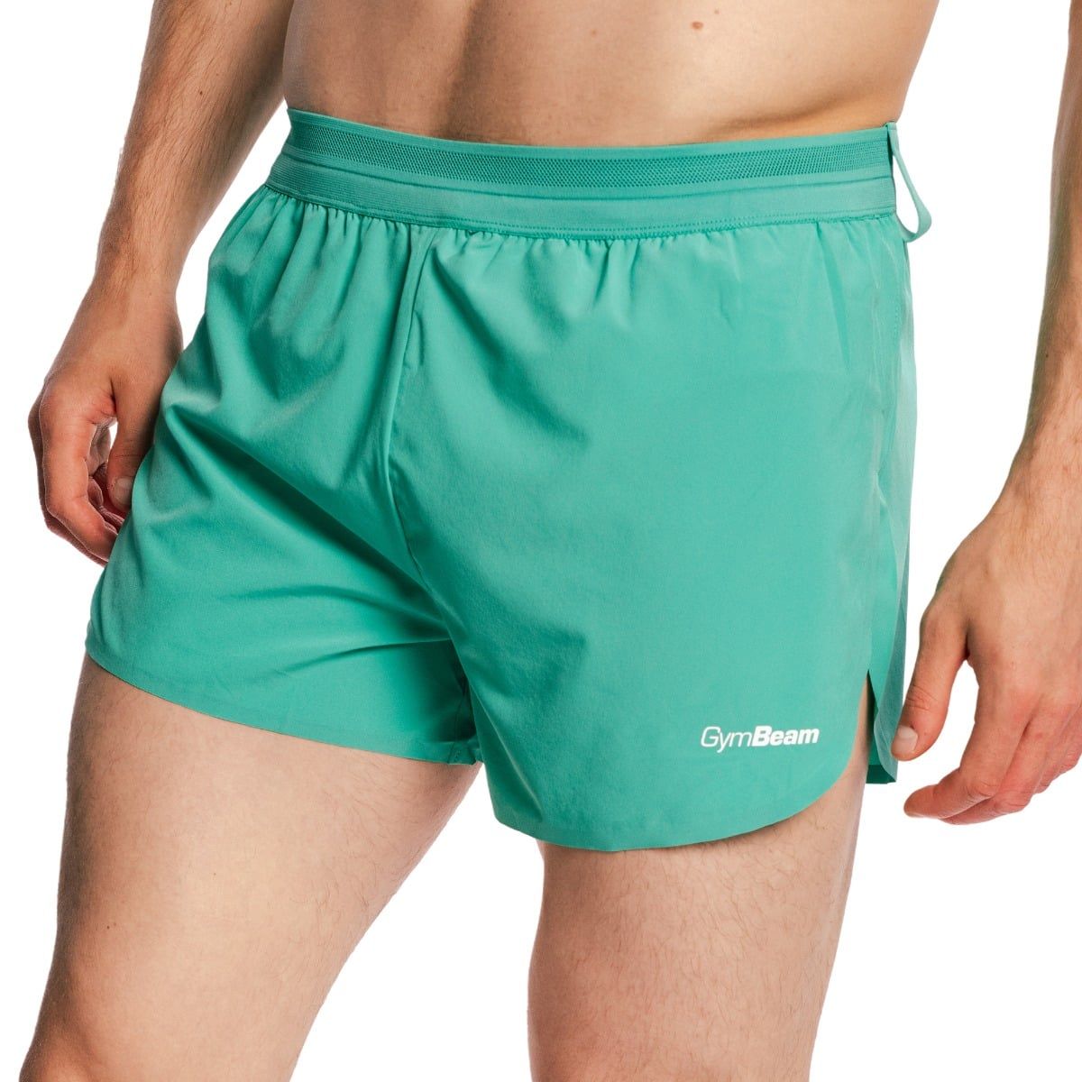 GymBeam Pantaloncini uomo Pulse X Running regular verde